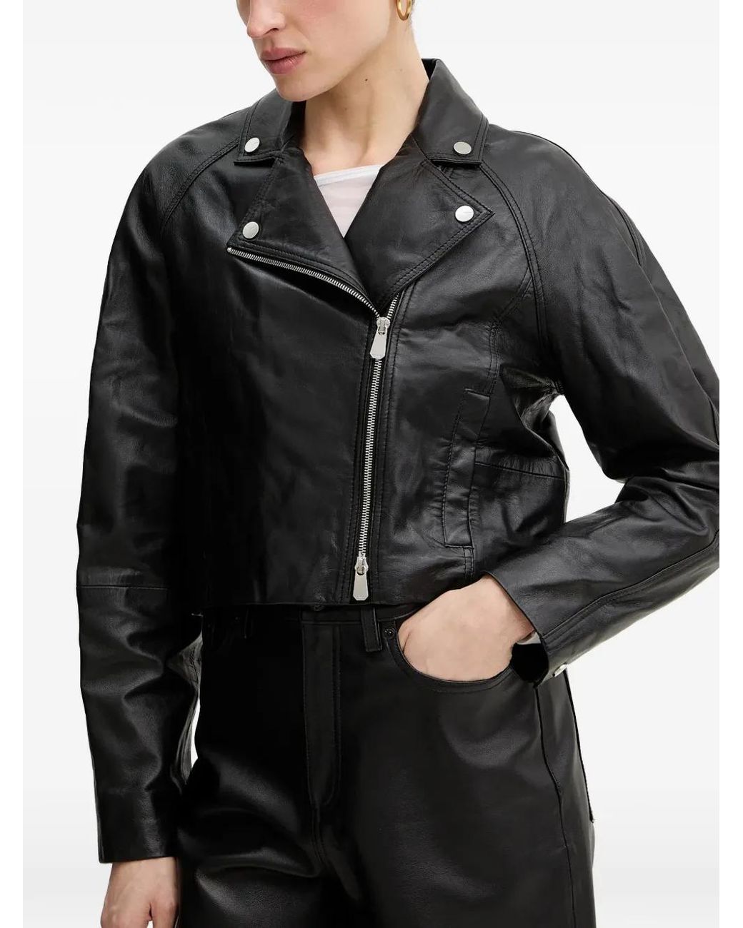 Pinko Black Zip-Up Jacket