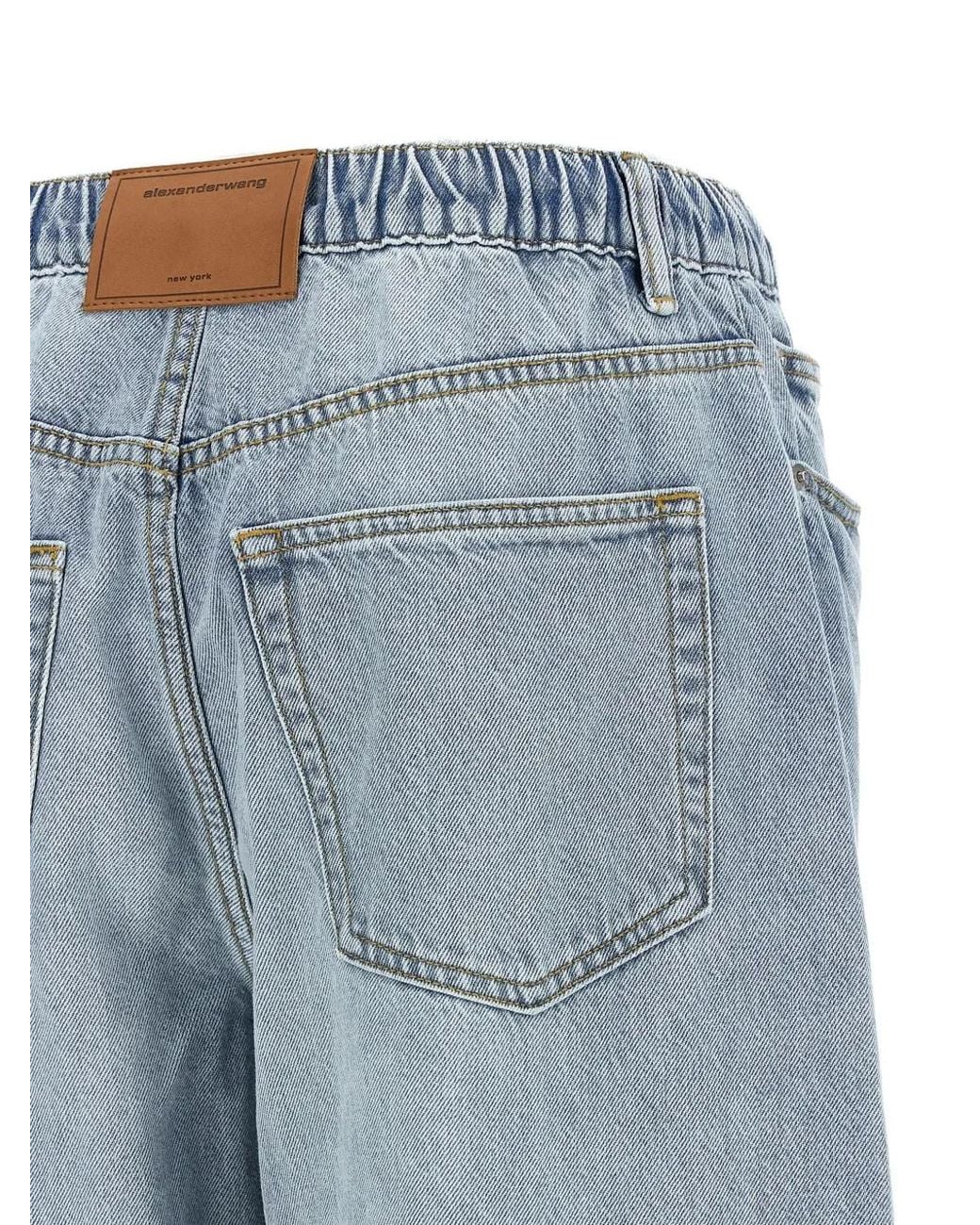Alexander Wang Blue Balloon Jogger Jeans