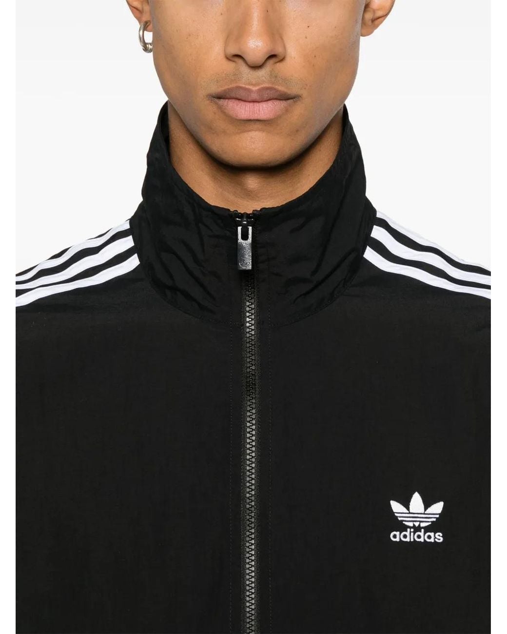 Adidas Black Adicolor Firebird Jacket for men
