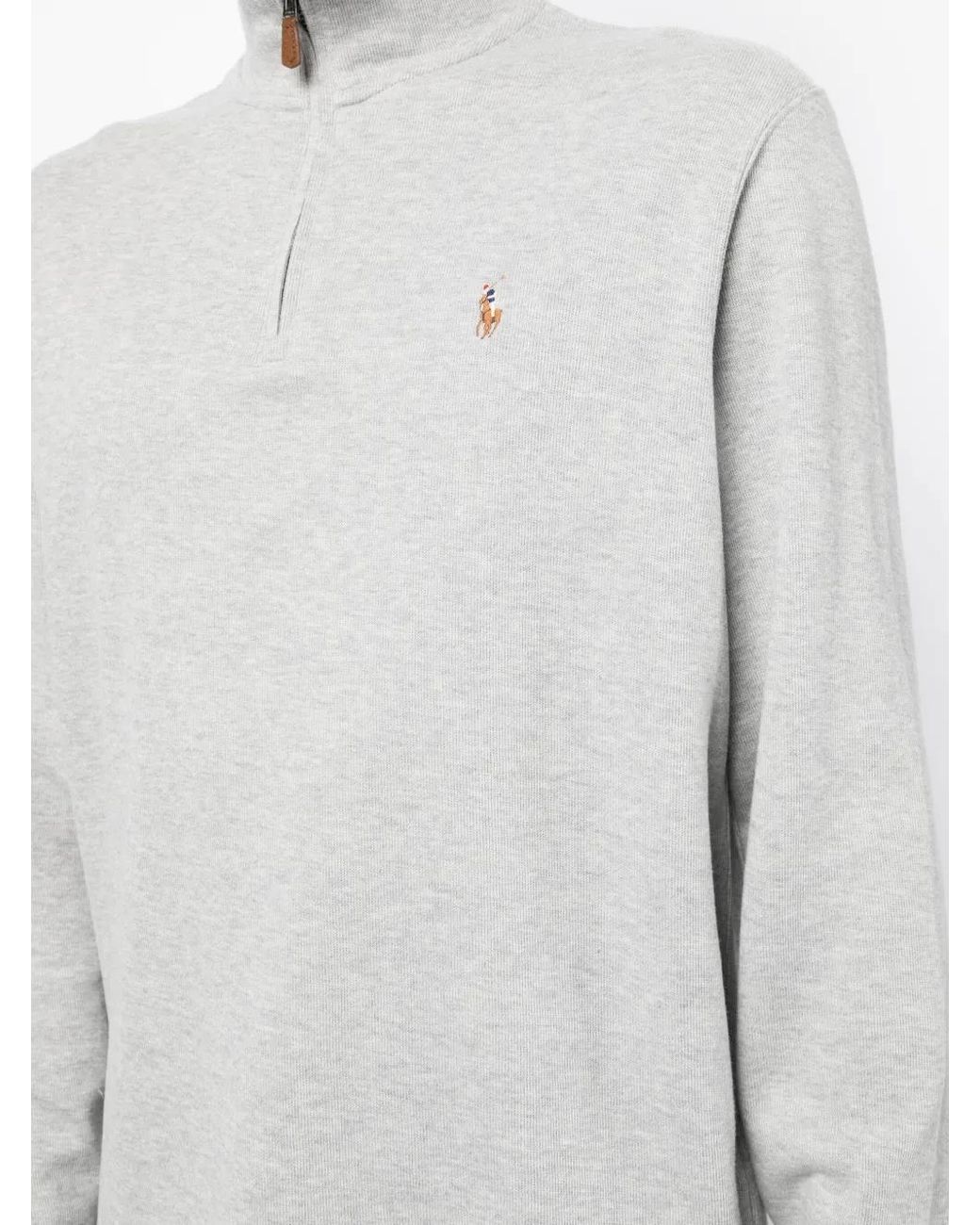 Polo Ralph Lauren White Polo Pony Sweatshirt for men
