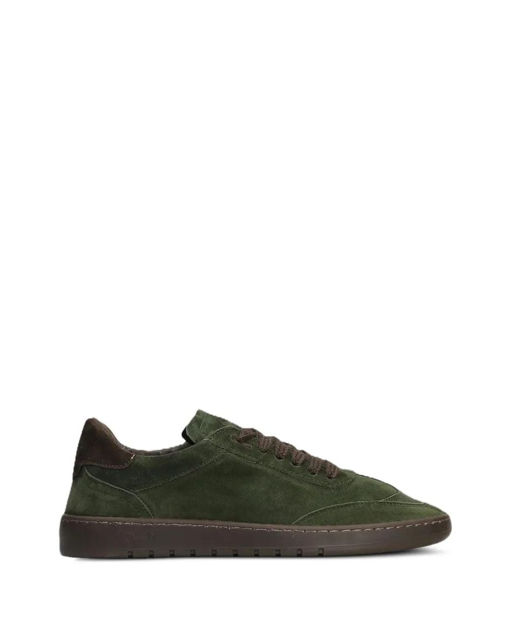 PIUMESTUDIO Green Baskets À Empiècements for men