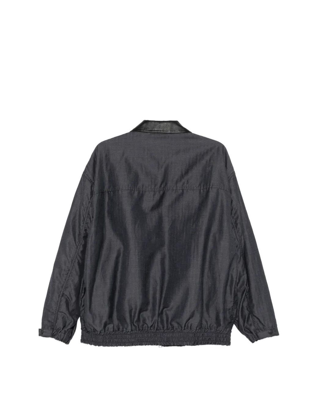 Comme des Garçons Black Veste À Col En Cuir for men