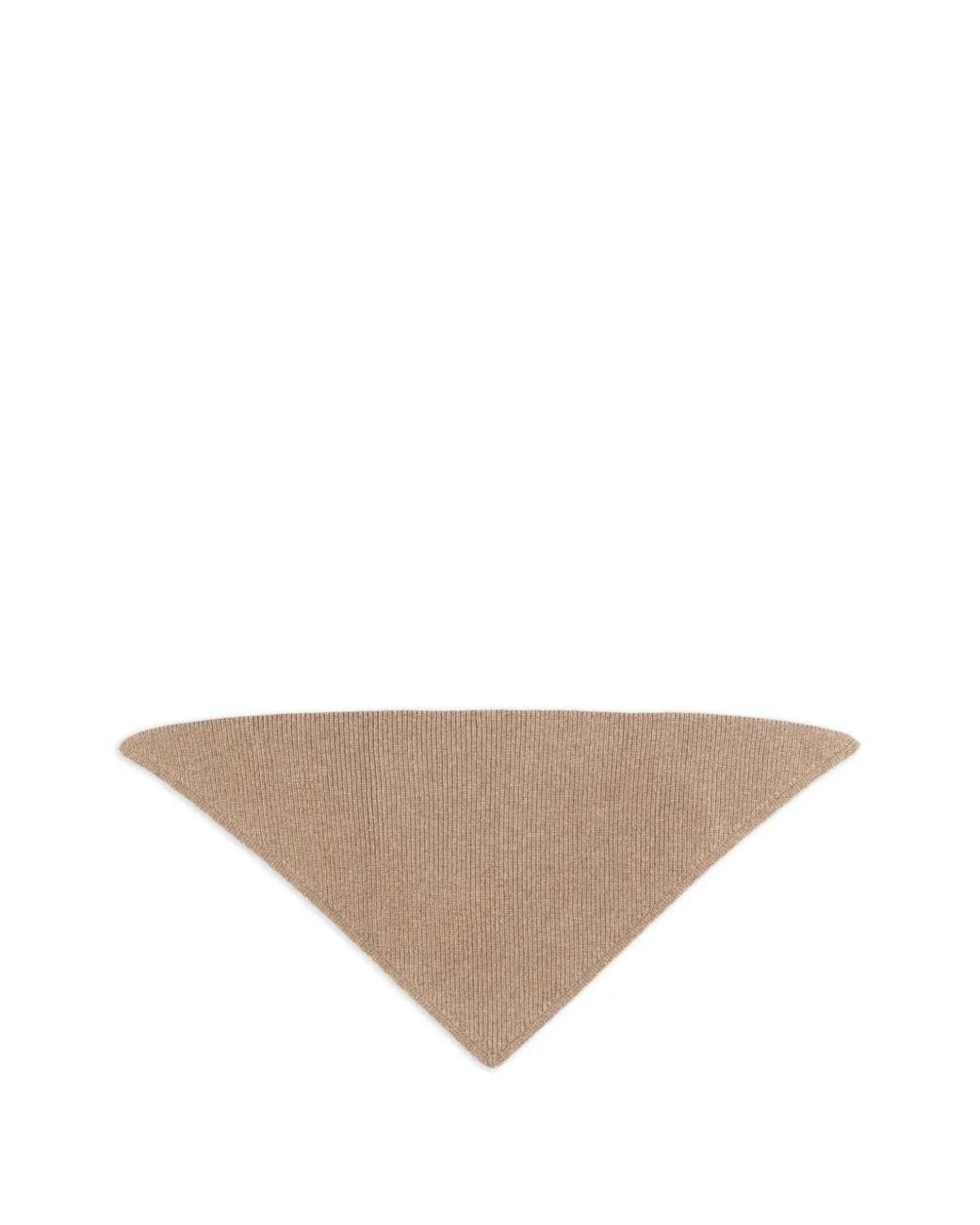Studio Nicholson Natural Ribbed Scarf