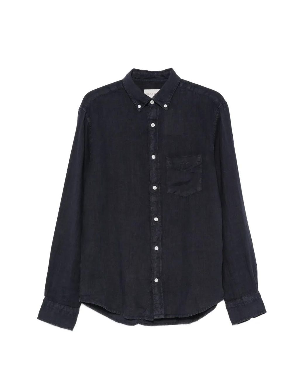 Gant Blue Button-Down Chest-Pocket Shirt for men