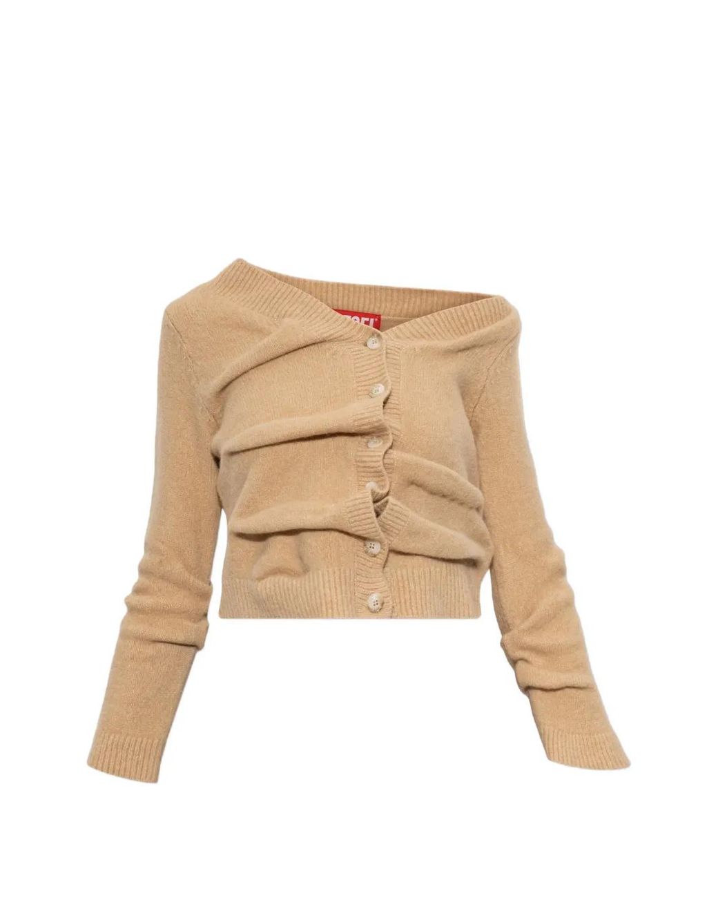 DIESEL Natural Cropped Cardigan