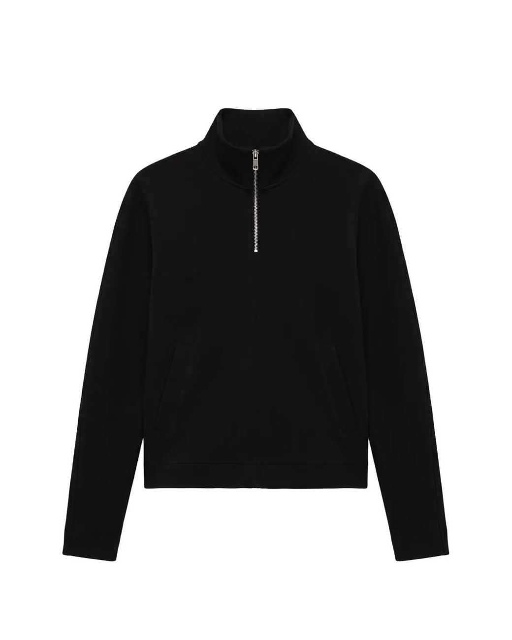 Calvin Klein Black Half-Zip Sweatshirt