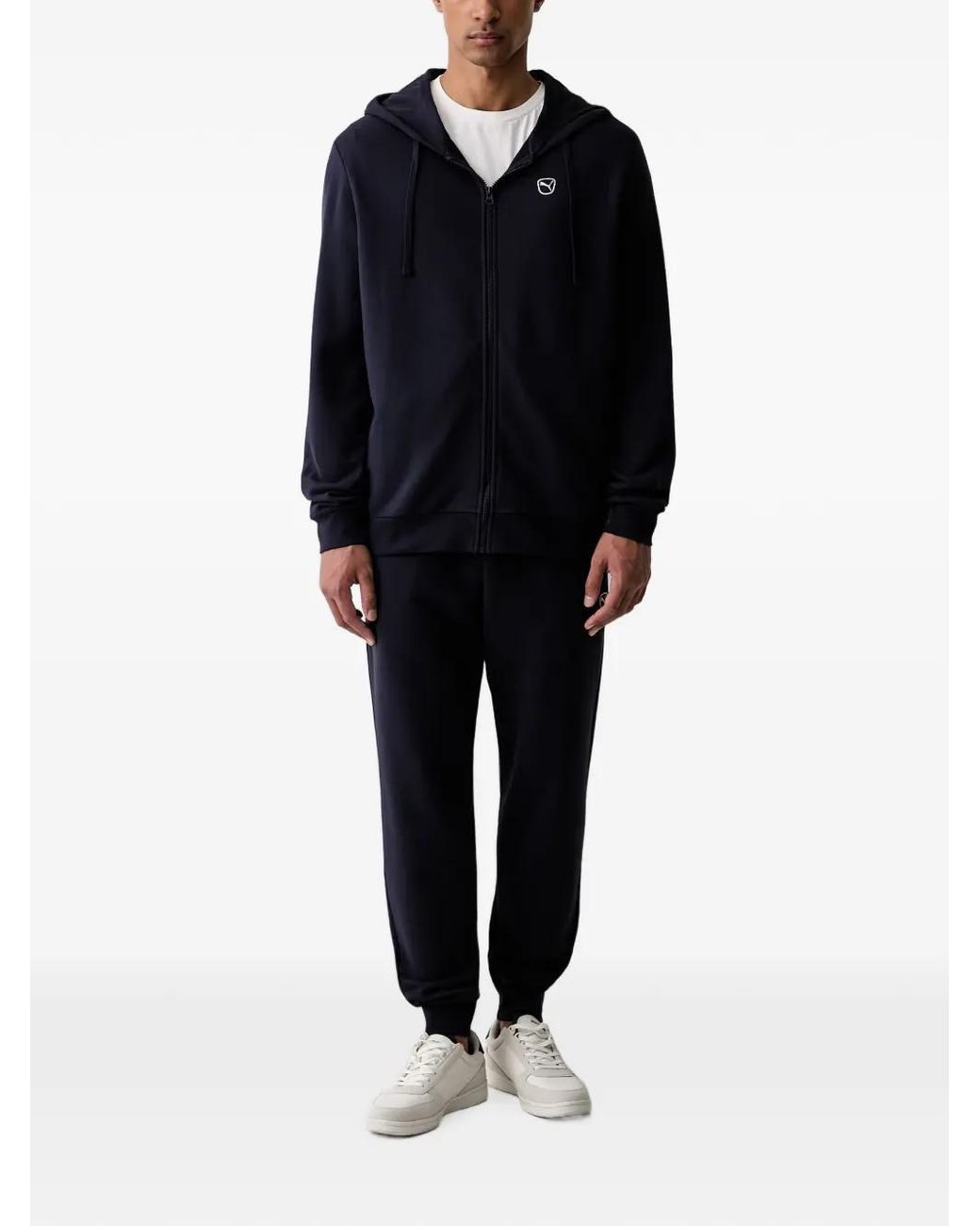 PUMA Black Logo-Print Tracksuit for men