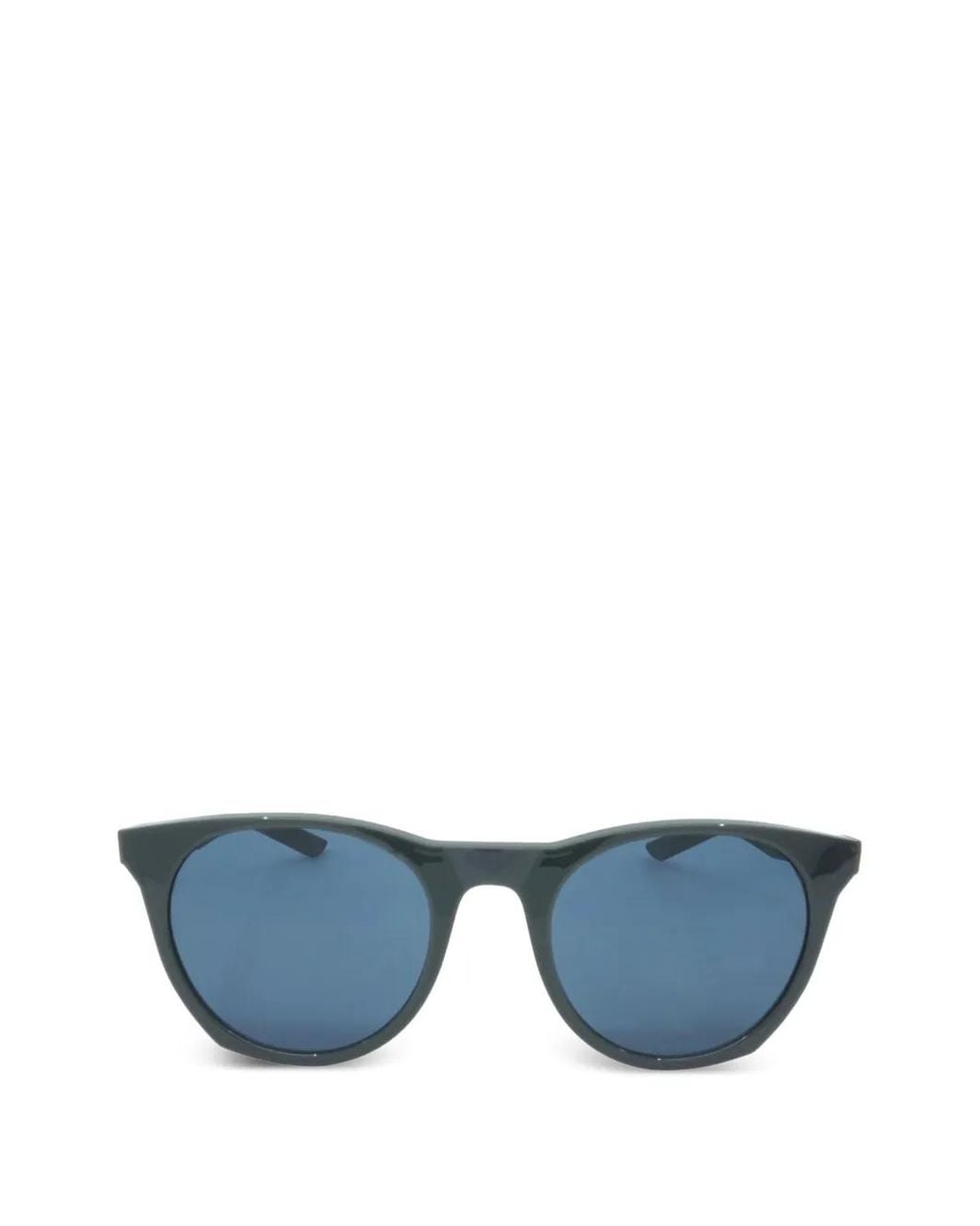 Nike Blue Essential Horizon Round-Frame Sunglasses for men