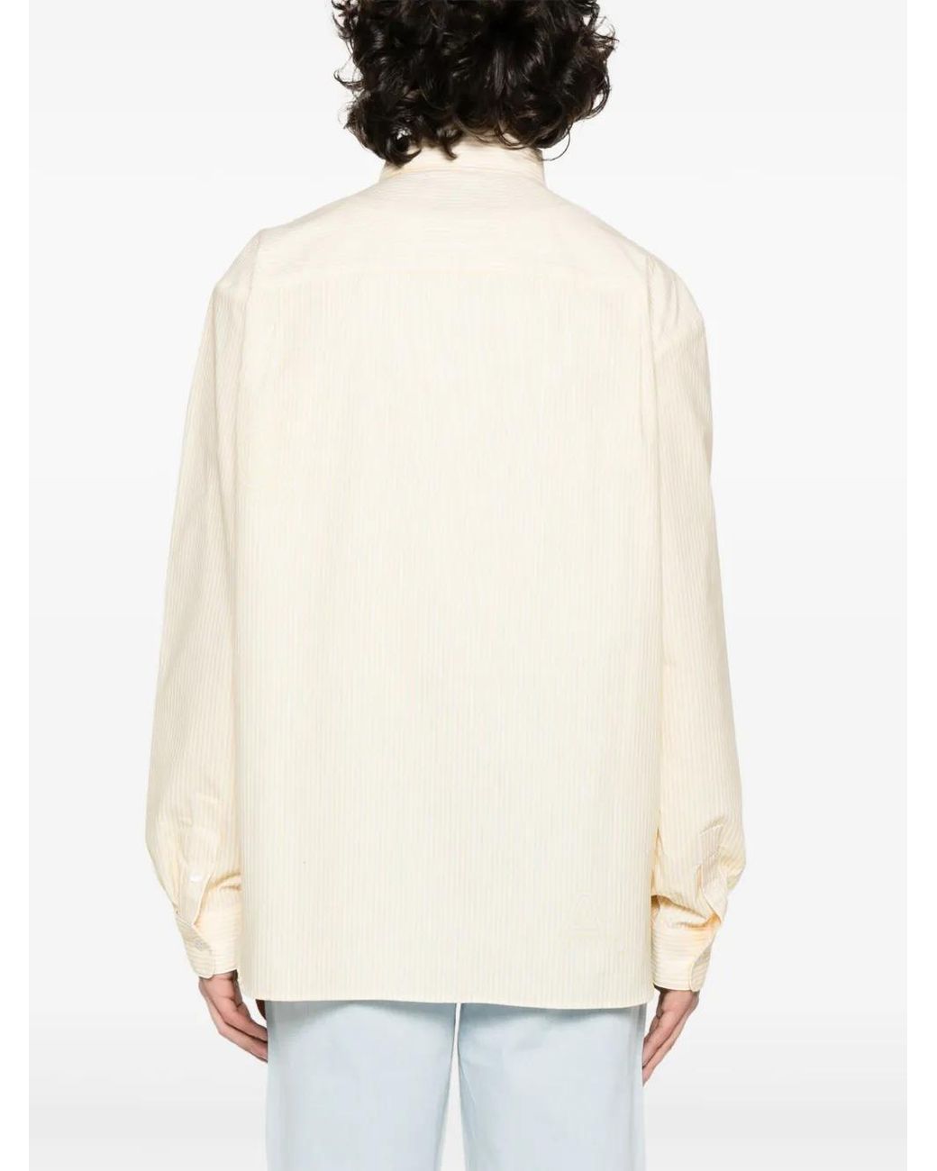 A.P.C. Natural Malo Striped Shirt for men