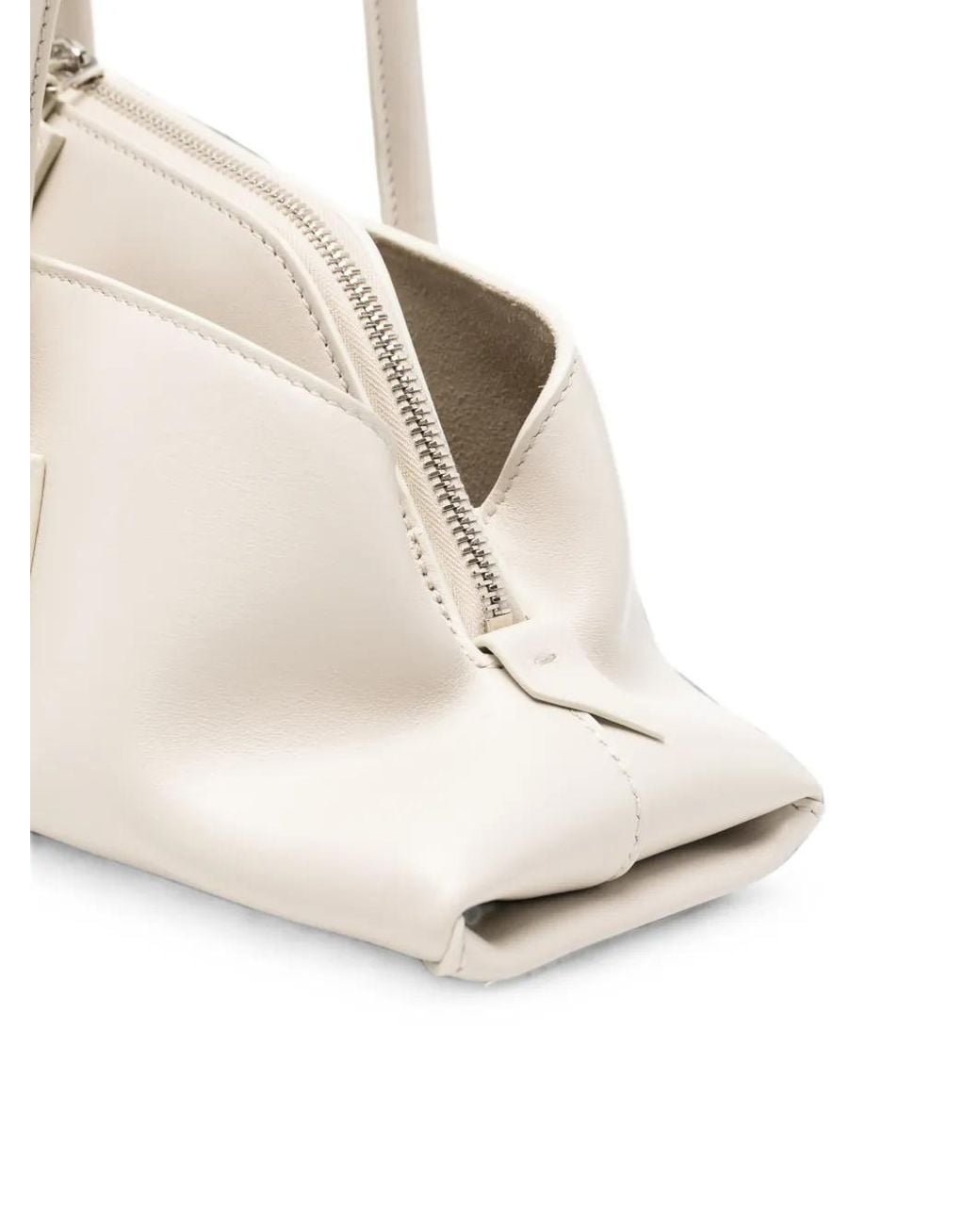 The Attico Natural La Passeggiata Small Top Handle Bag