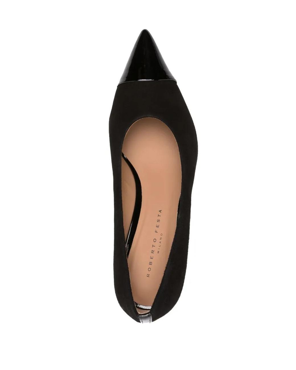 Roberto Festa Black Elea 60Mm Suede Pumps