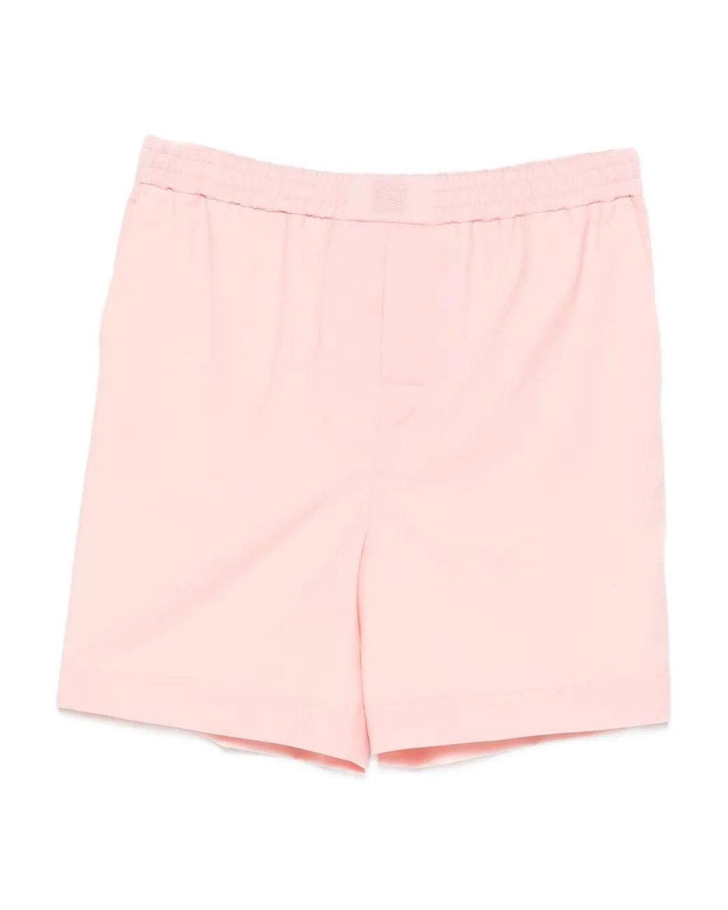 Loewe Pink Wool Shorts for men