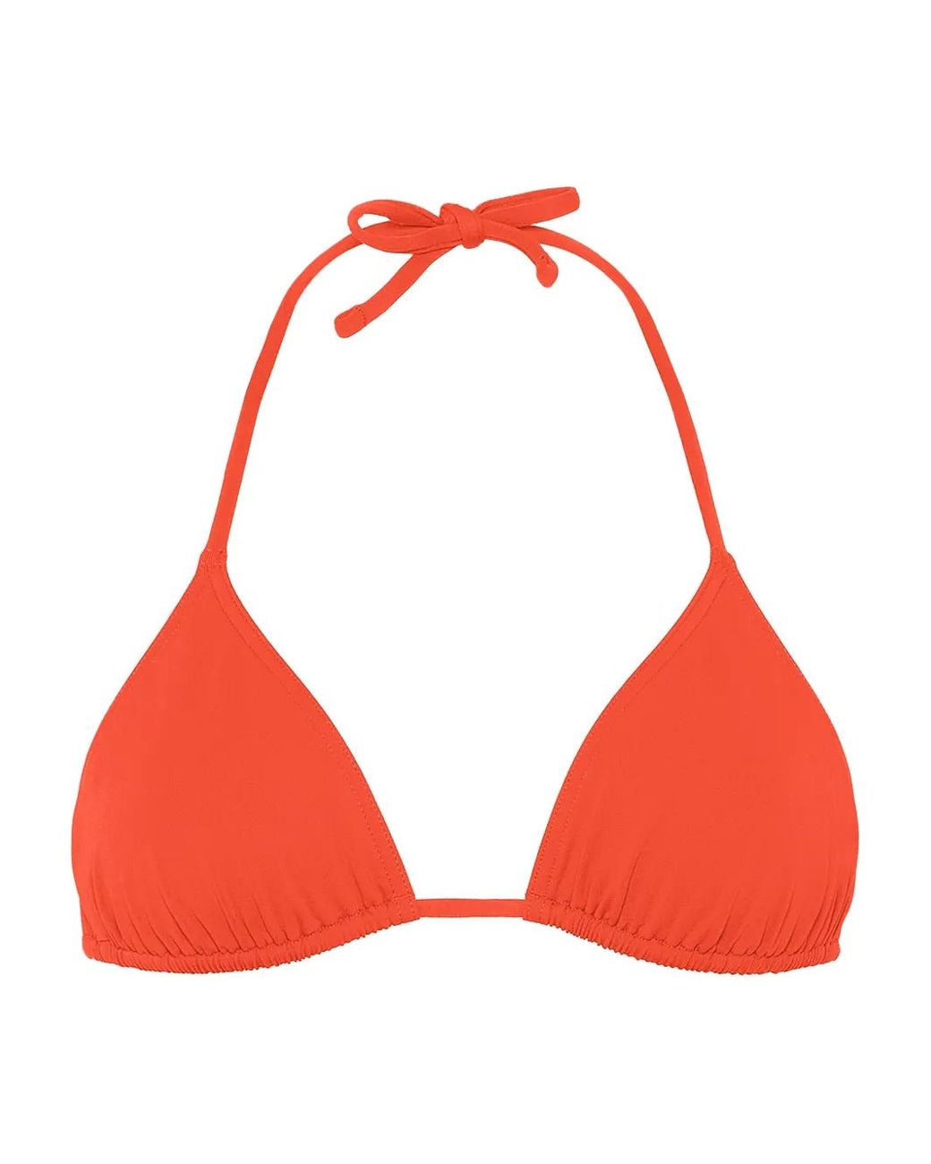 Eres Red Mouna Triangle Bikini Top