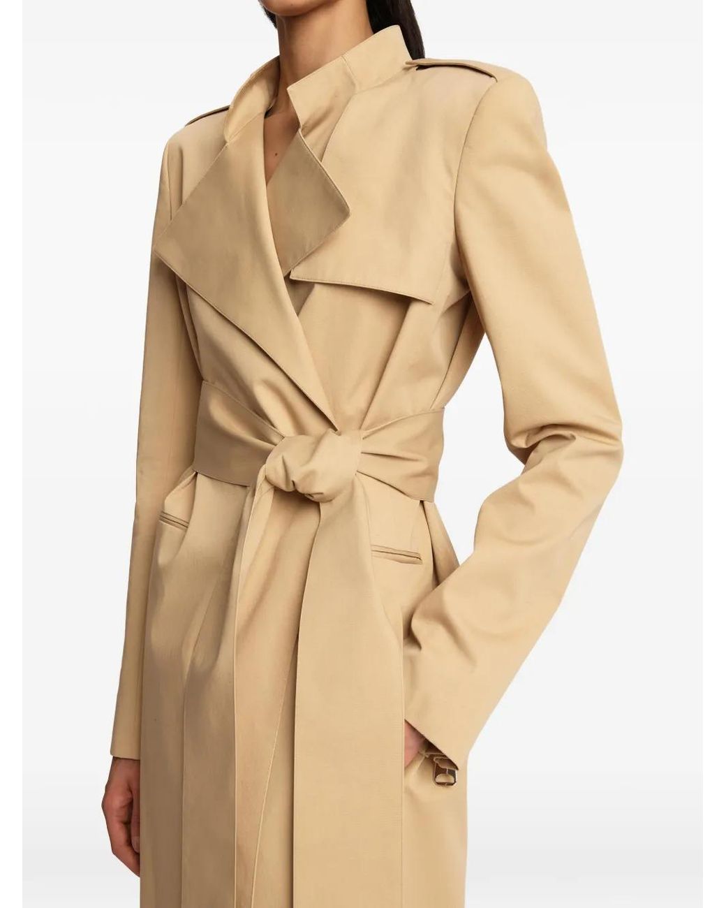 Khaite Maxwell Trenchcoat in het Natural