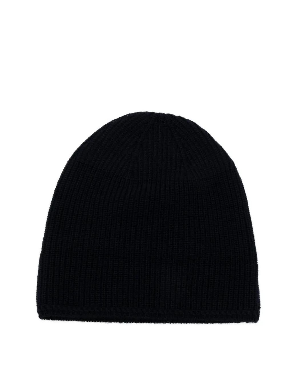 Norse Projects Black Ribbed Beanie for men
