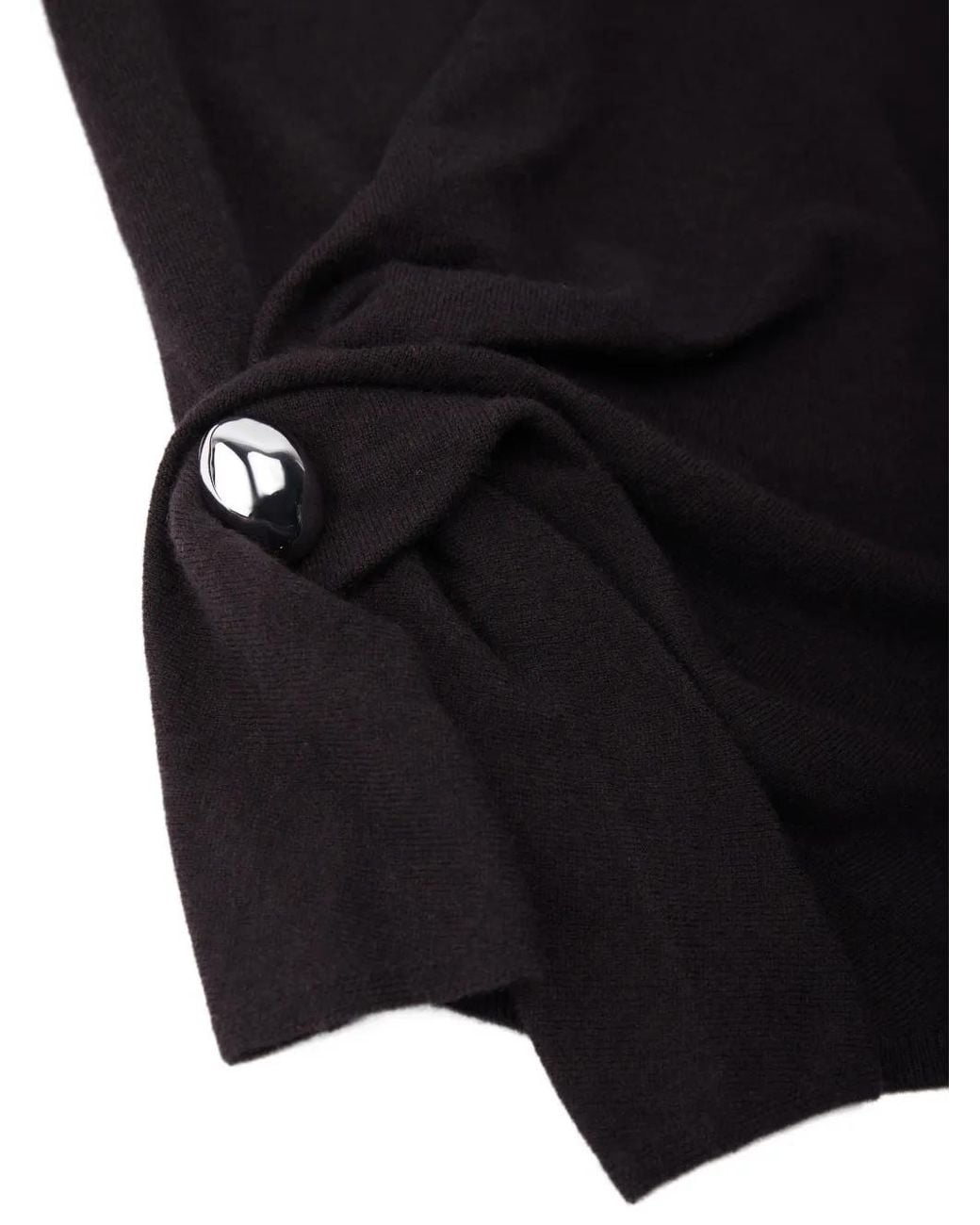 JNBY Black Pull À Design Cache-Cœur O-Shape