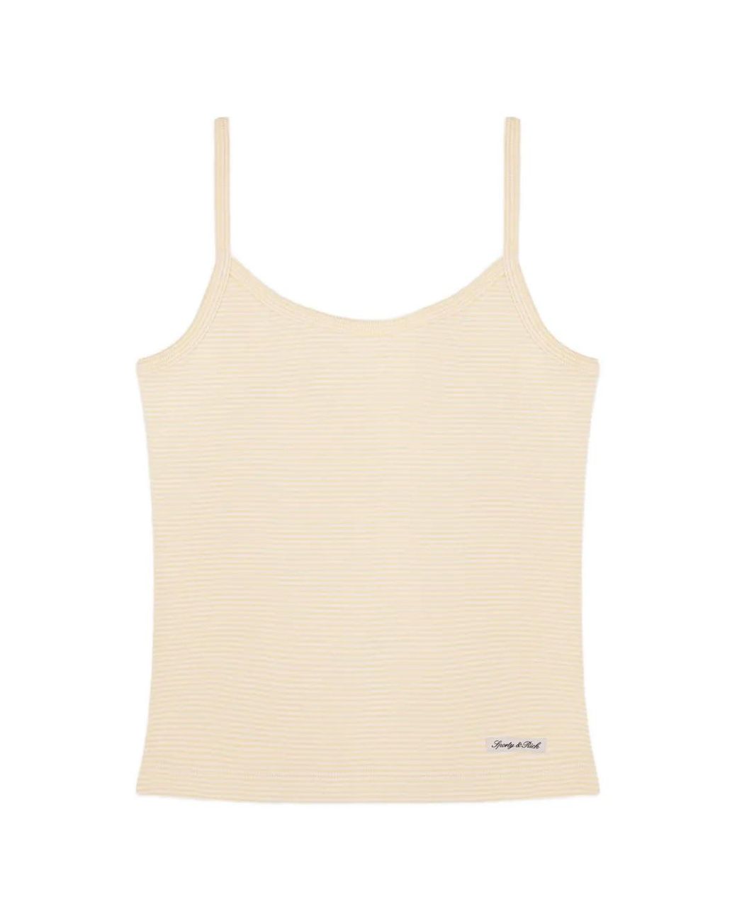 Sporty & Rich Natural House Striped Tank Top