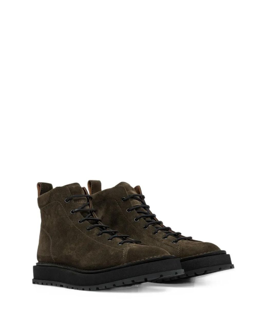 Buttero Black Aedi Suede Boots for men