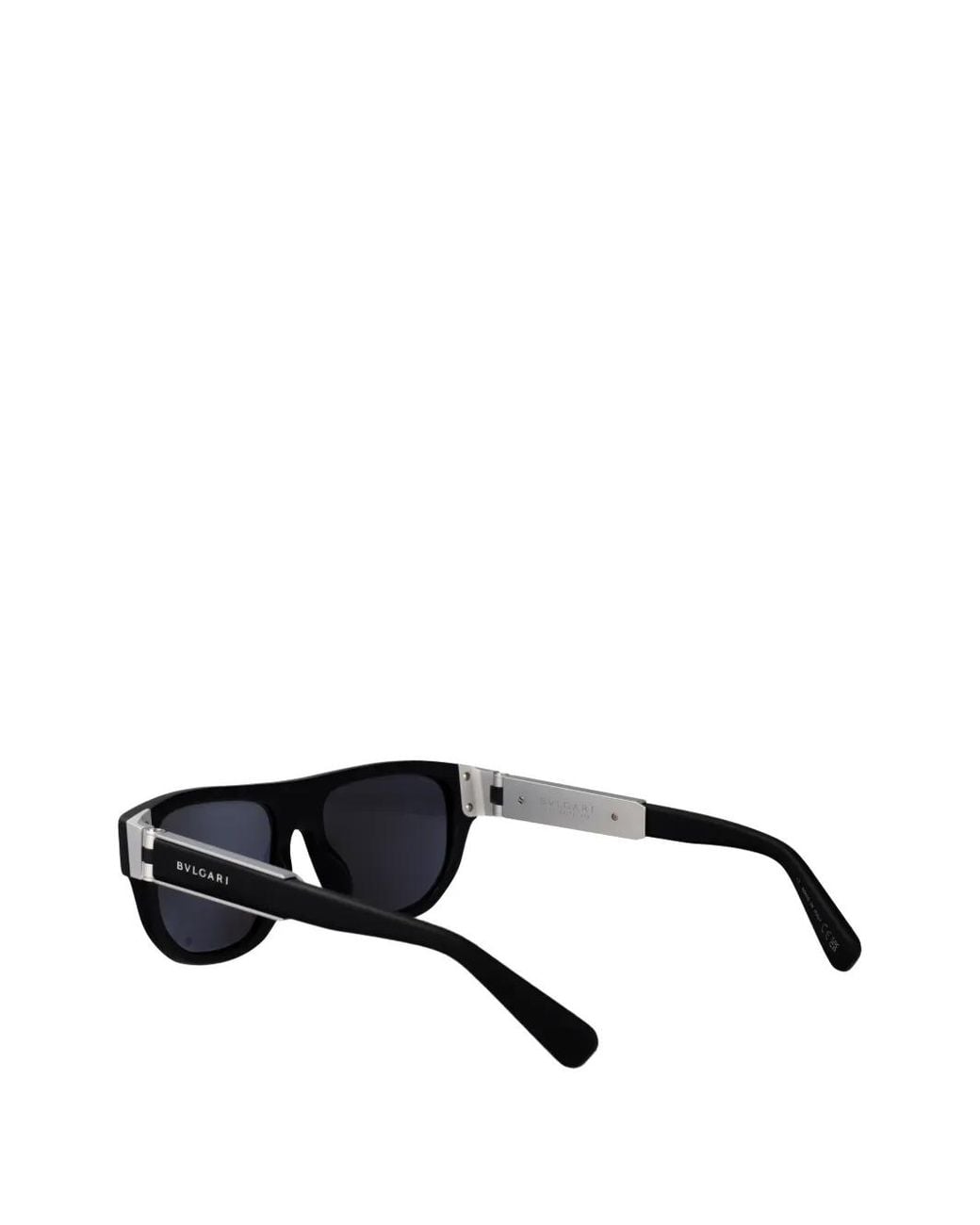 BVLGARI Black Rectangle-Frame Sunglasses