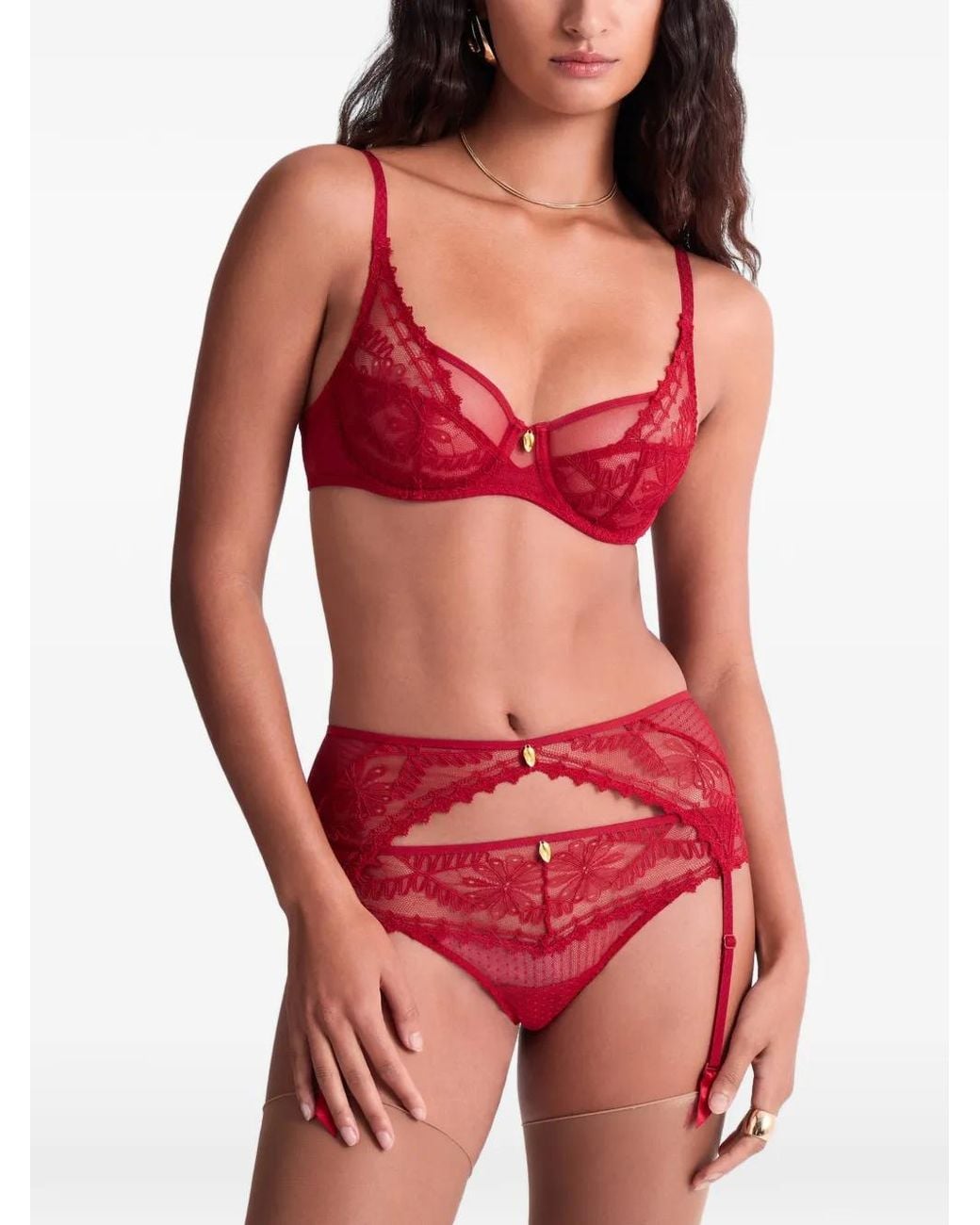 Aubade Mystery Of Love Lace-Embroidered Bra