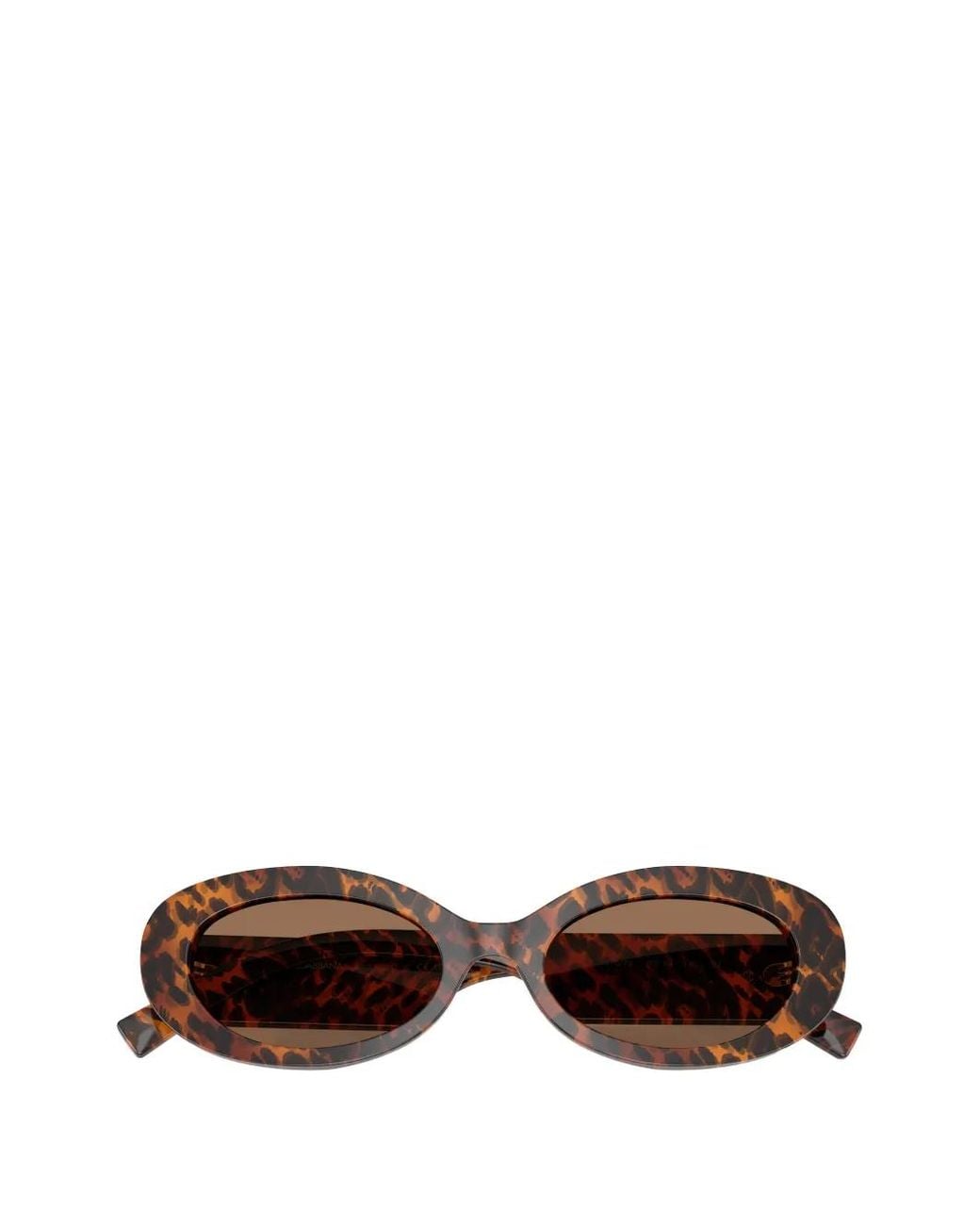 Dolce & Gabbana Brown Oval-Frame Sunglasses