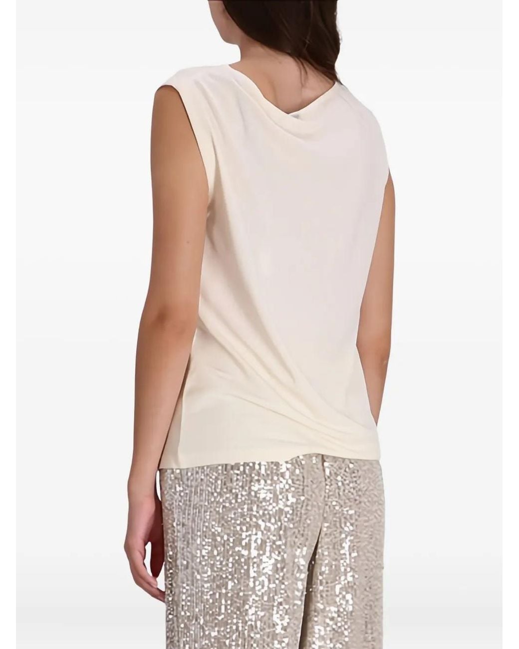 Boss Natural Boat-Neck Tank Top