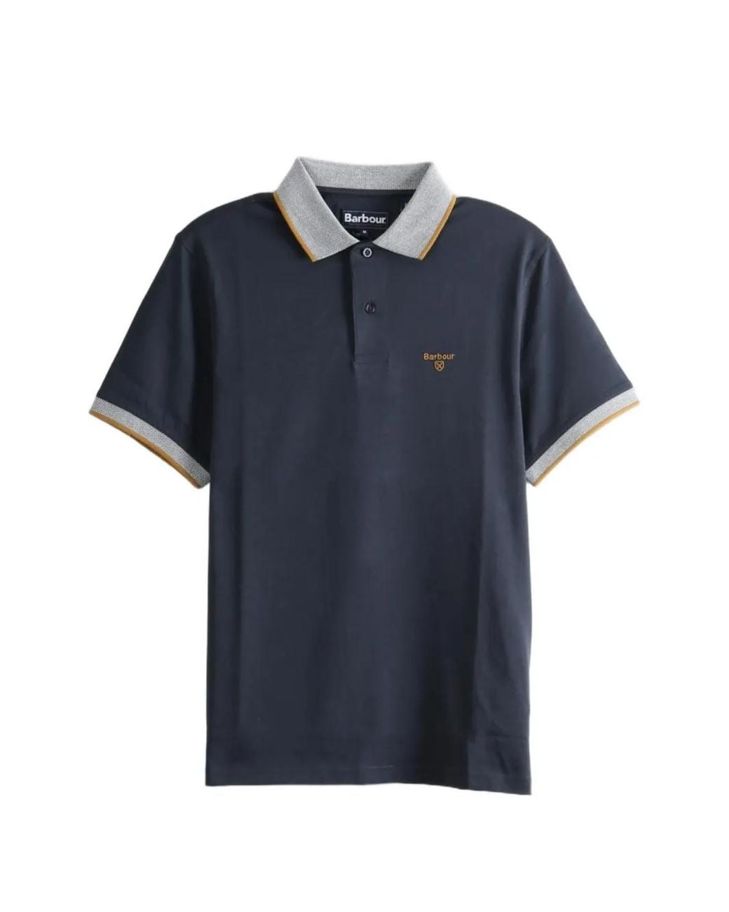 Barbour Blue Logo-Embroidered Polo Shirt for men