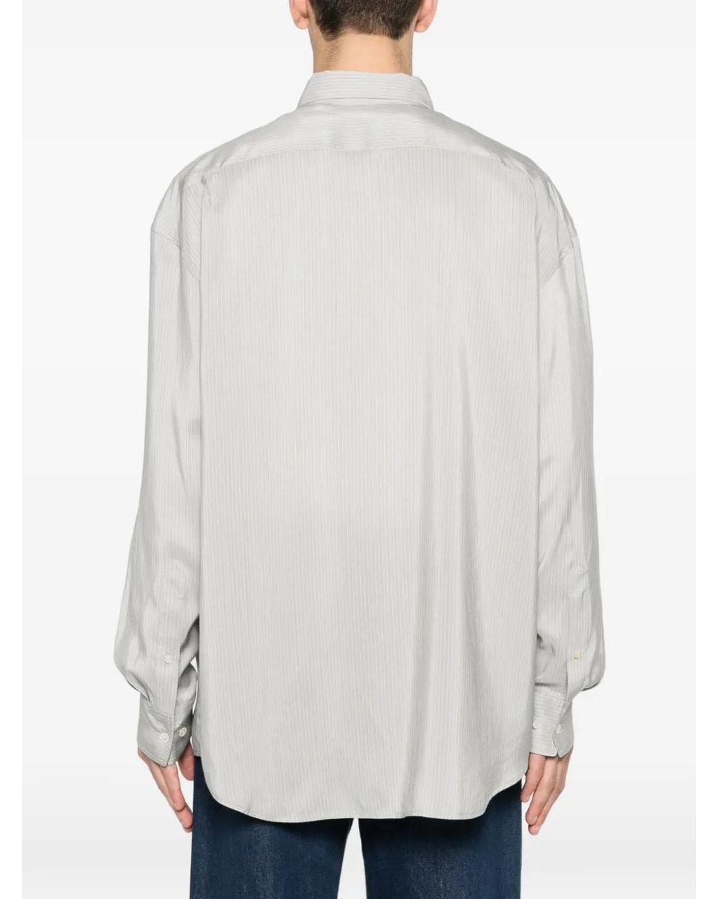 Camisa Granada A Rayas The Row de hombre de color White