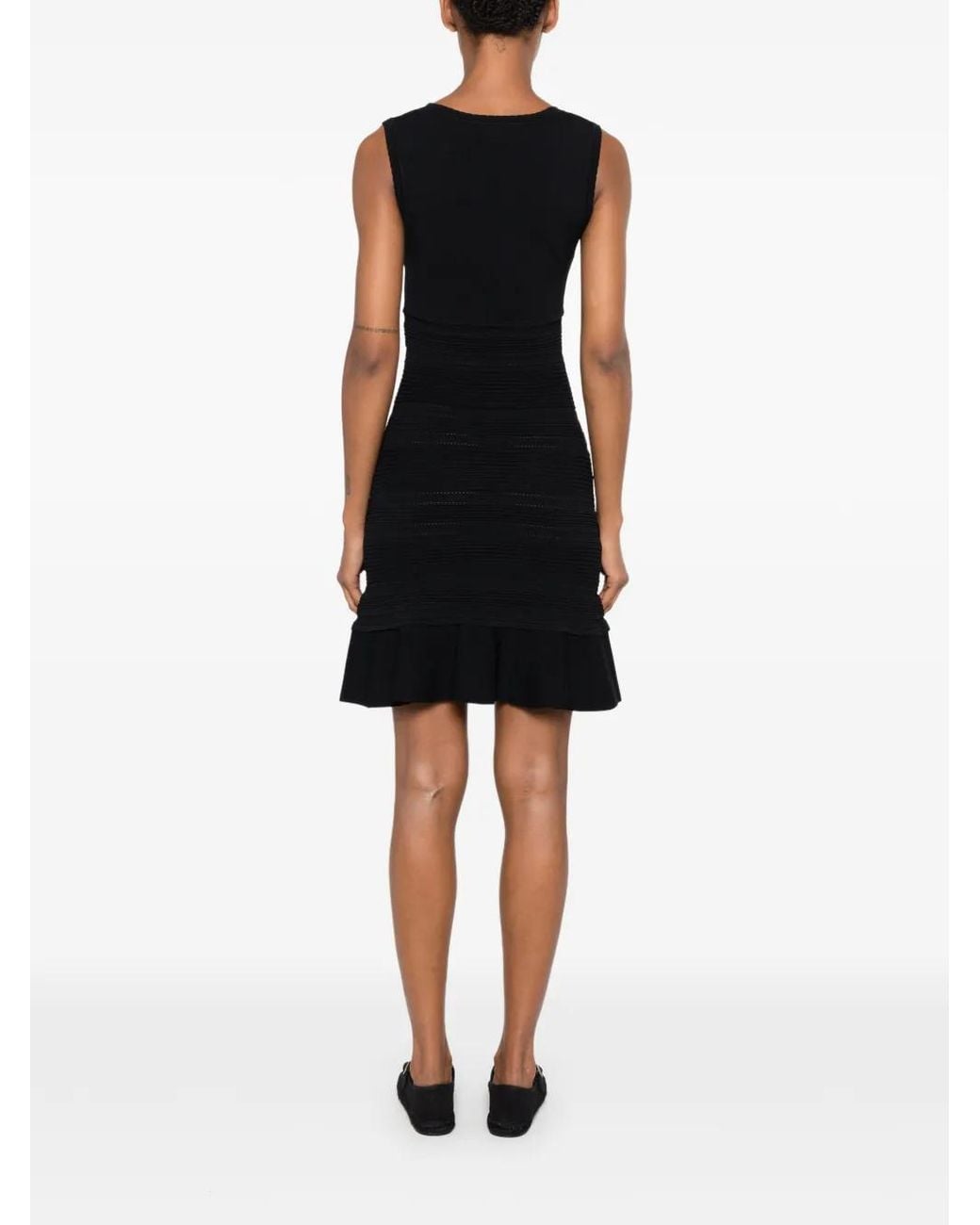 Sandro Black Mini Knit Dress