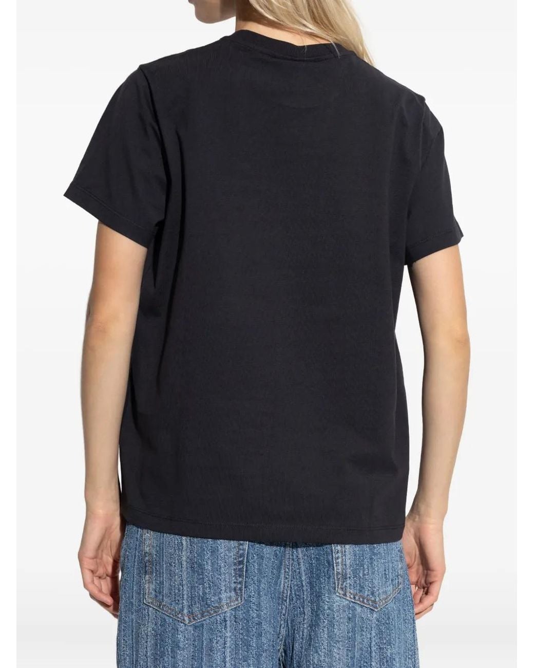 Ganni Black Neon Kitty T-Shirt