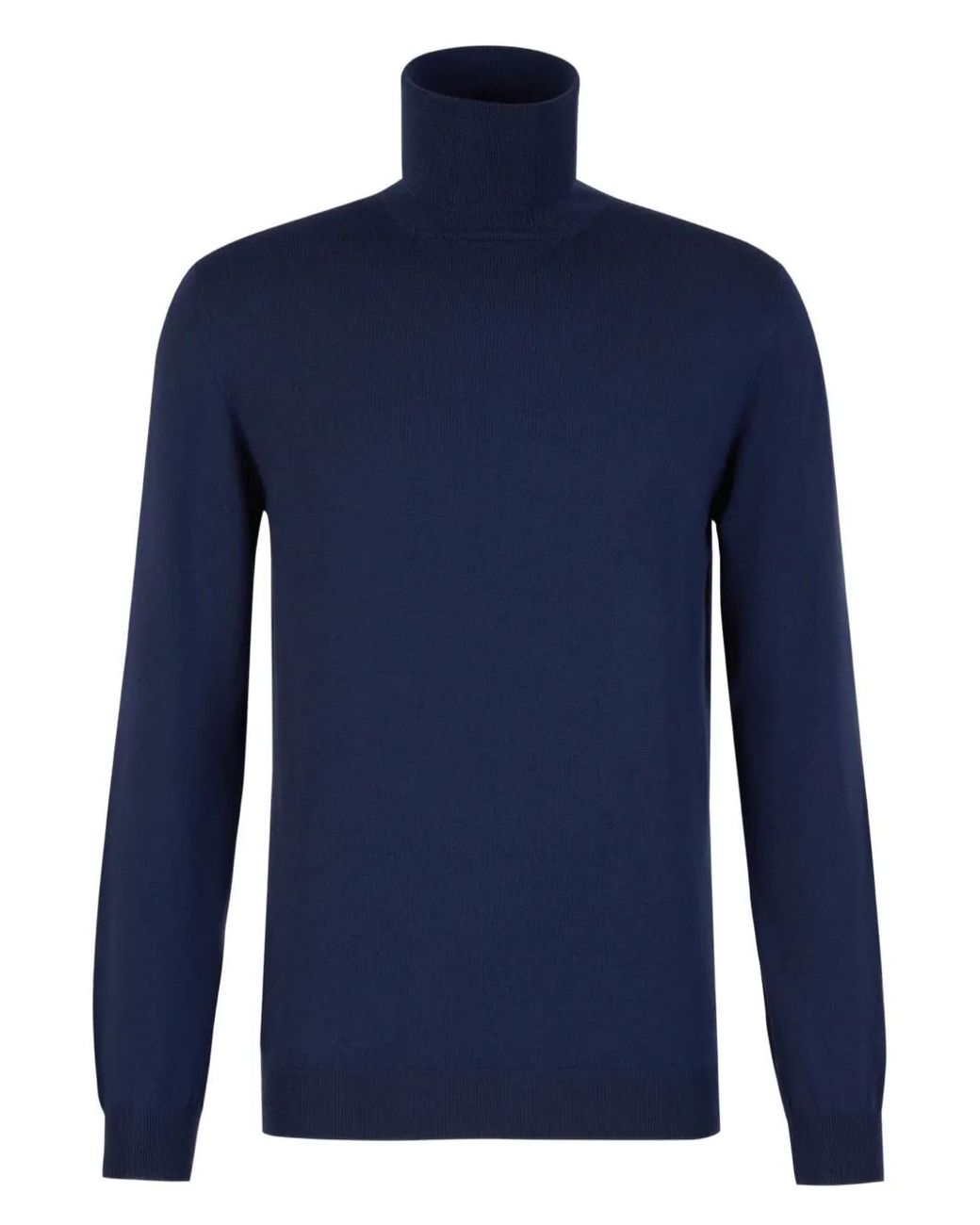 Zanone Blue Knitted Jumper for men