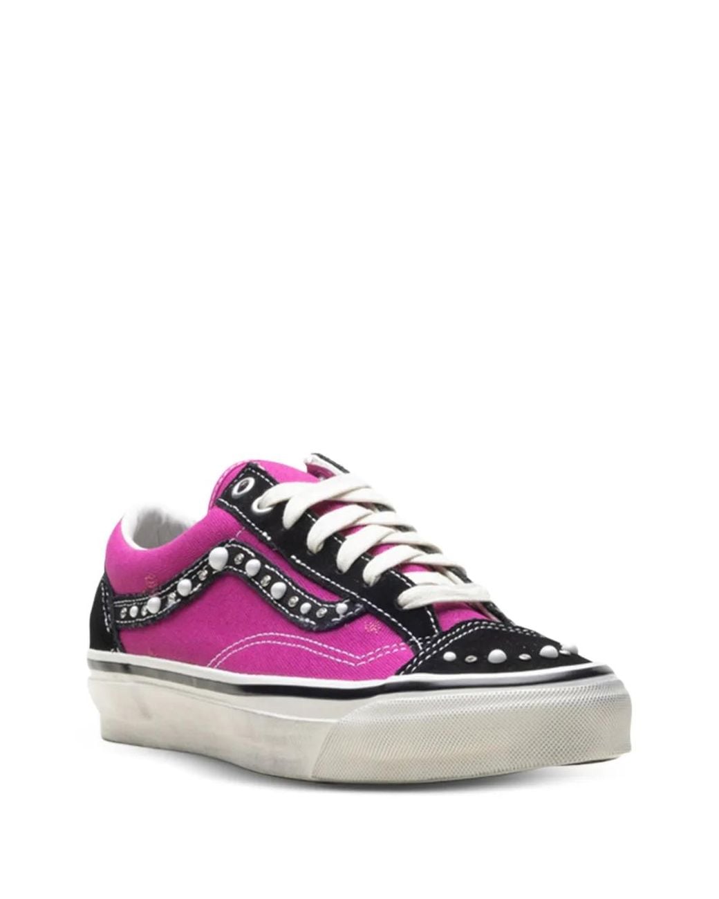 Vans Purple Old Skool 36 Pearlised Studded Sneakers