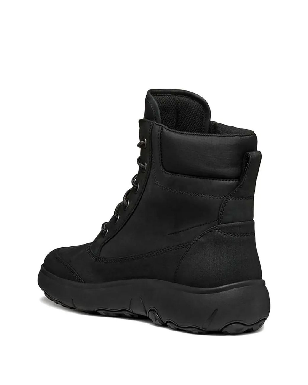 Stivali Stringati di Geox in Black da Uomo