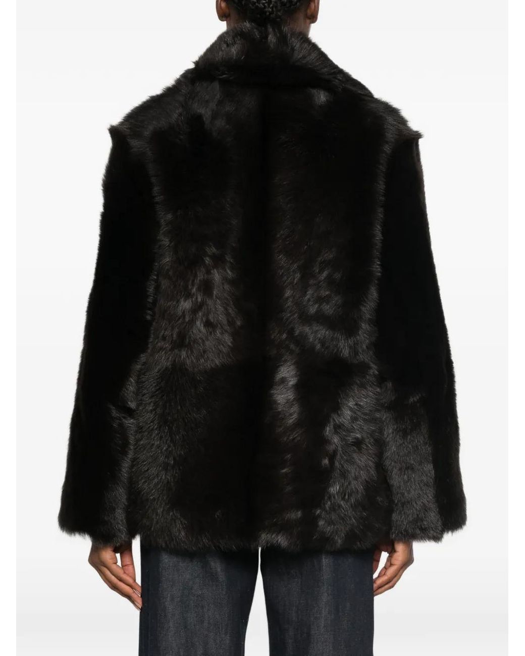 Emmeci Black Double-Breasted Jacket