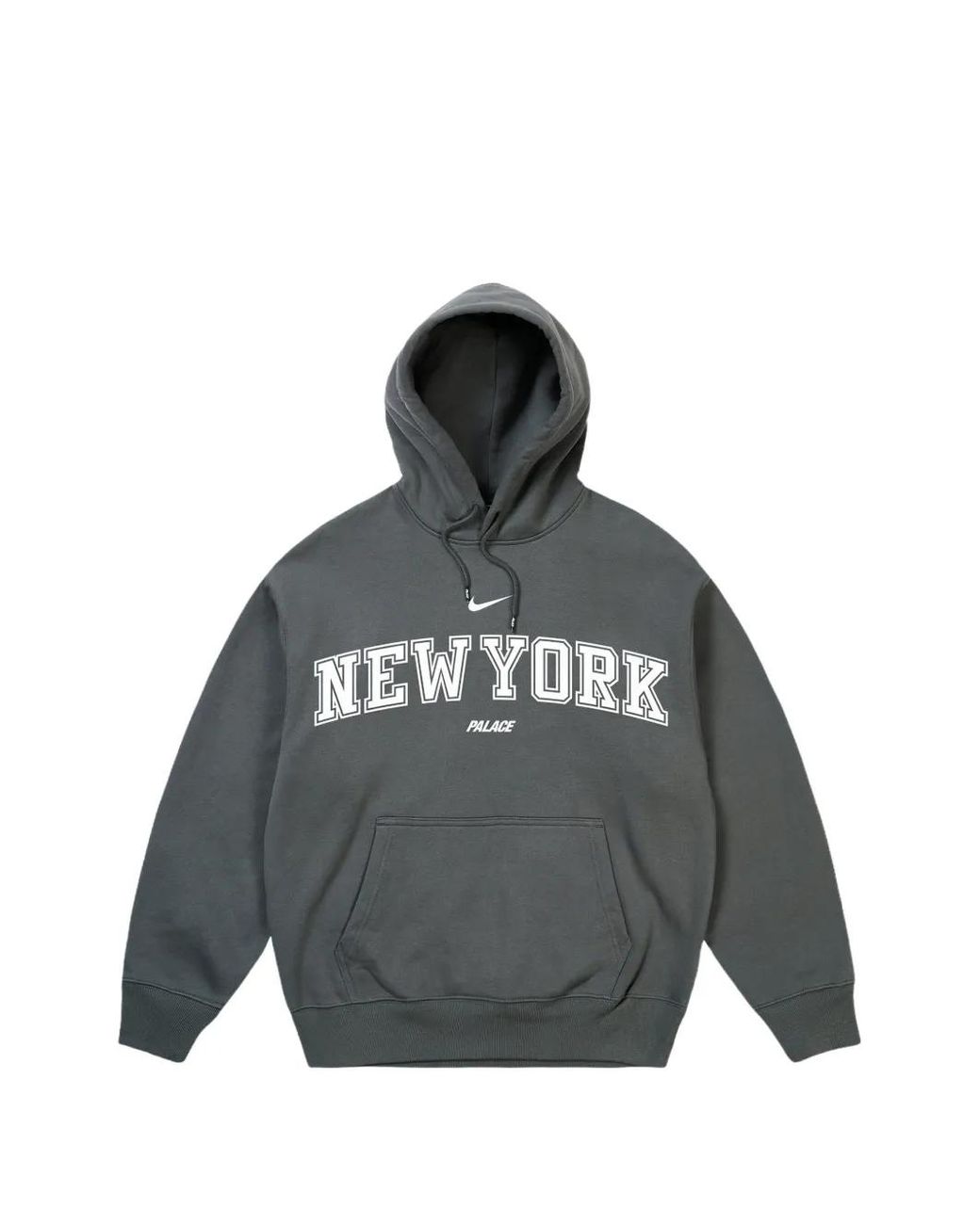 Palace Gray X Nike New York Hoodie for men