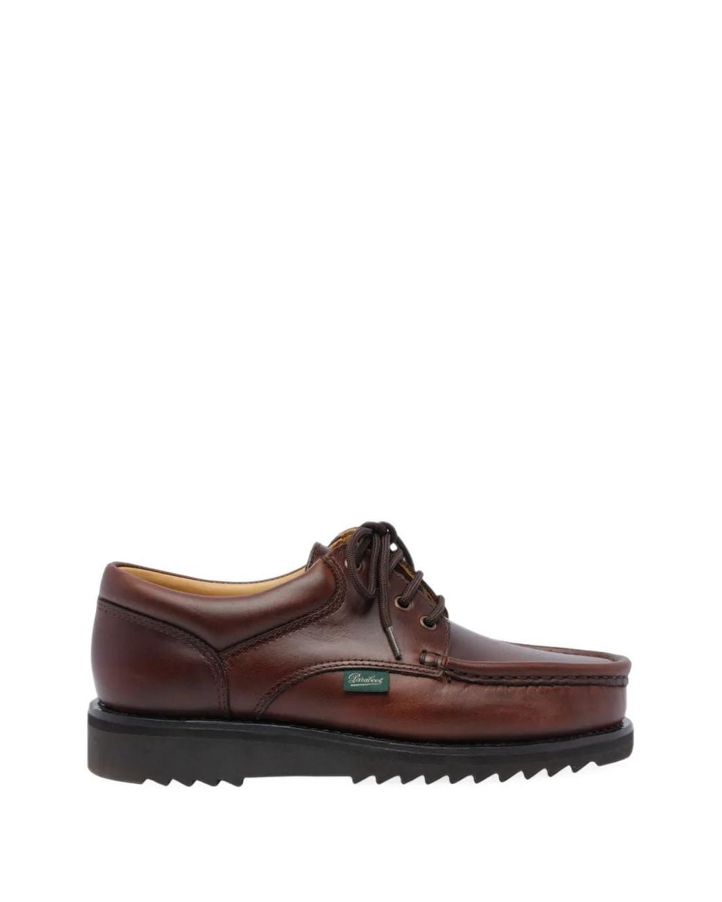 Paraboot Brown Thiers Boat Shoes for men