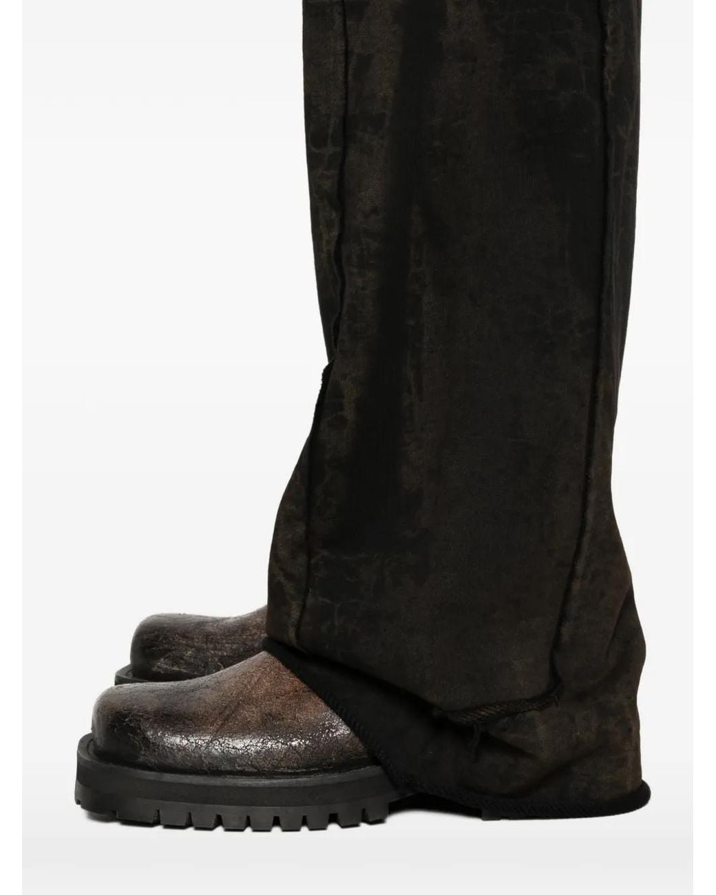 Etudes Studio Black Cracked Track Pants
