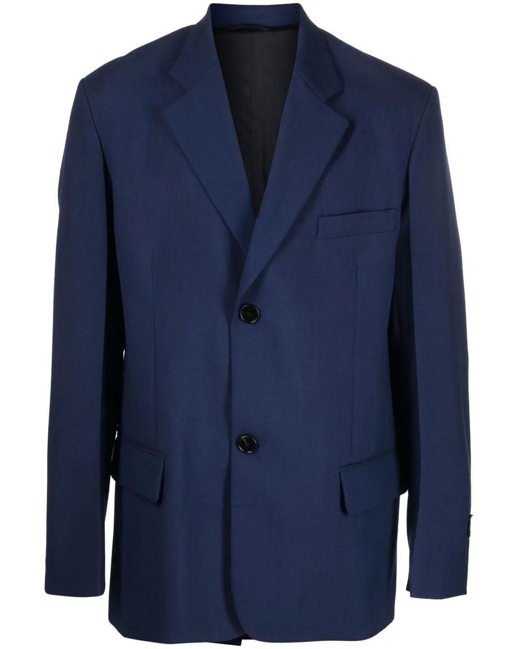 Marni Blue Tropical Wool Blazer for men