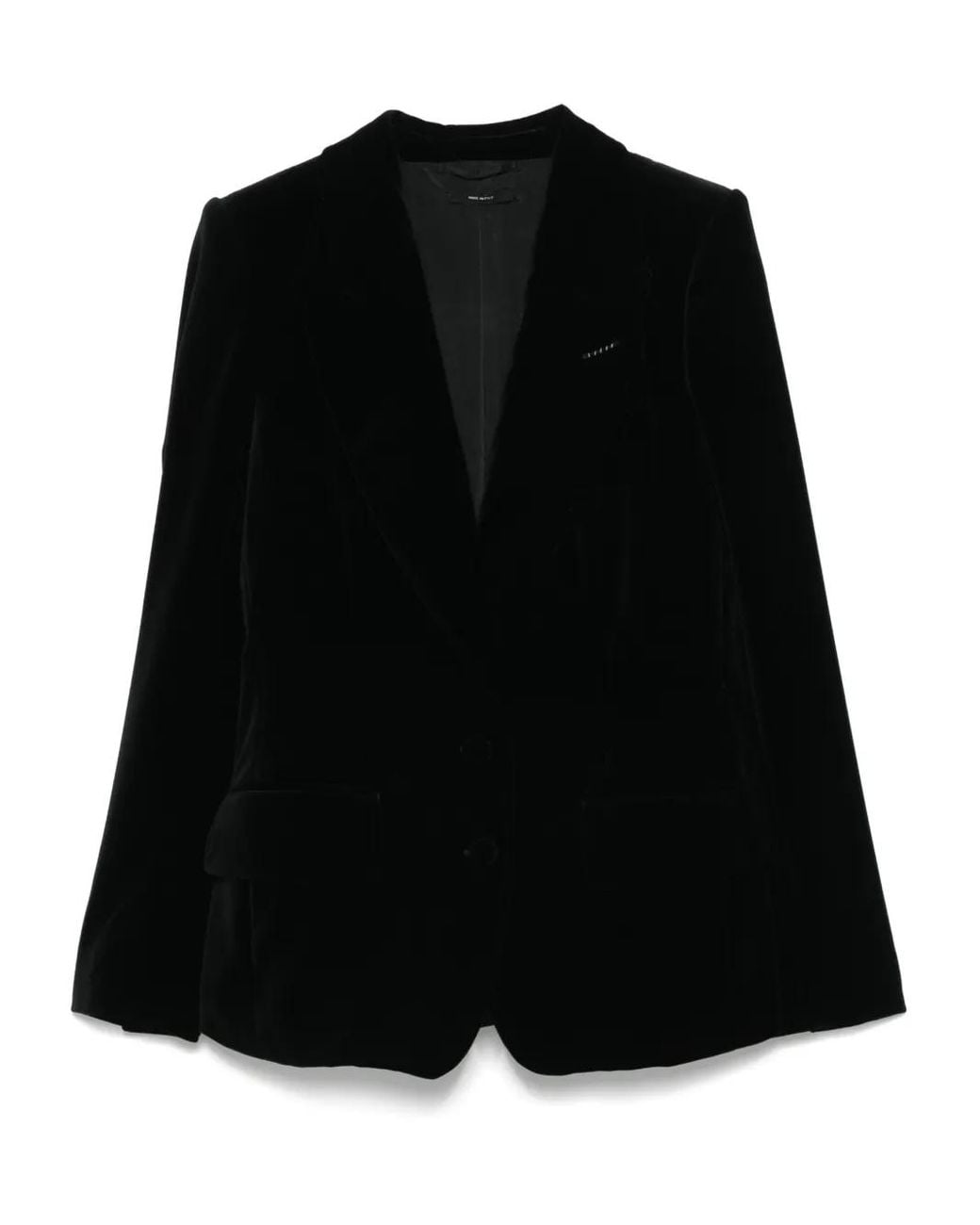Blazer Con Botones Tom Ford de color Black