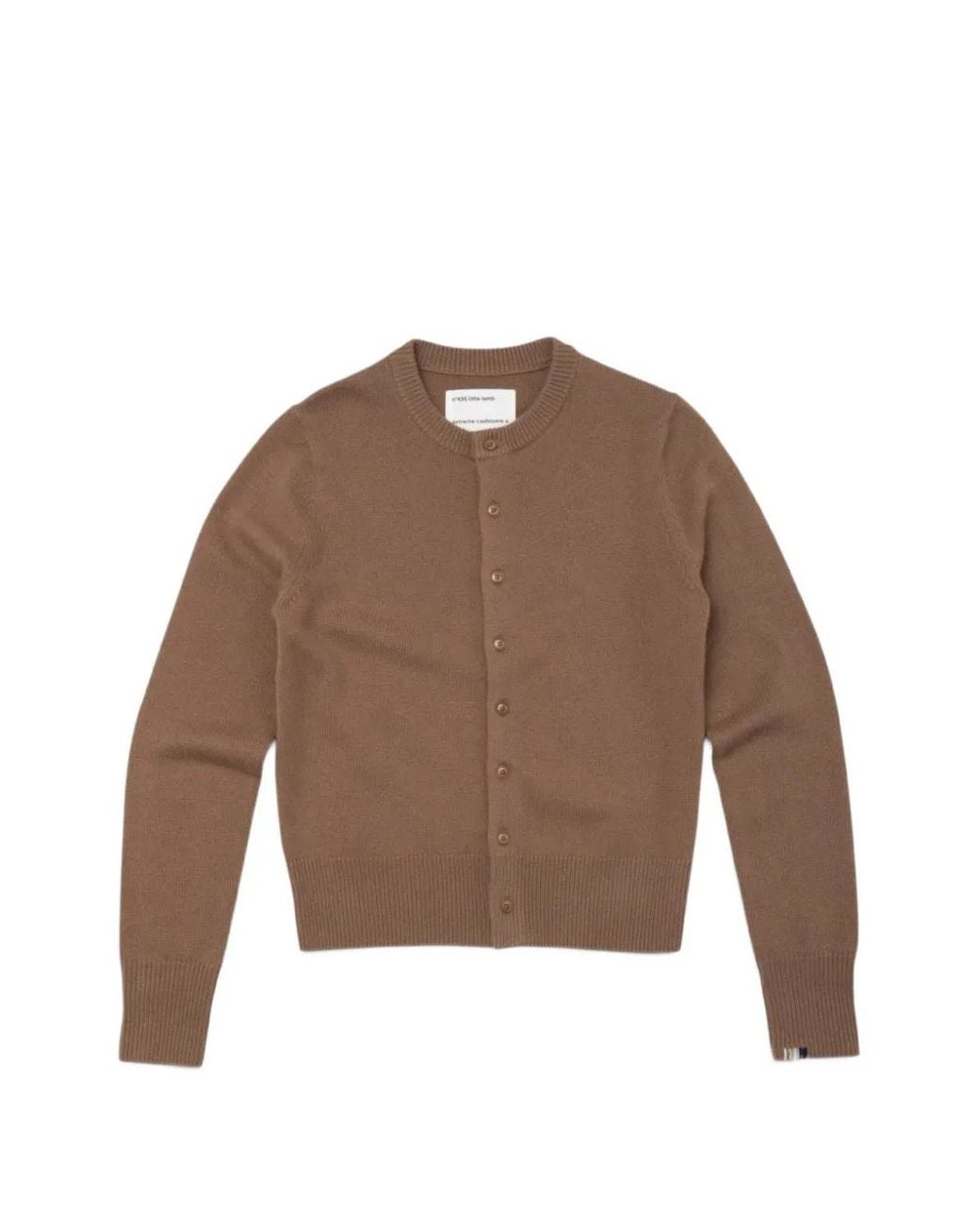 Extreme Cashmere Brown Nº435 Little Lamb Cardigan