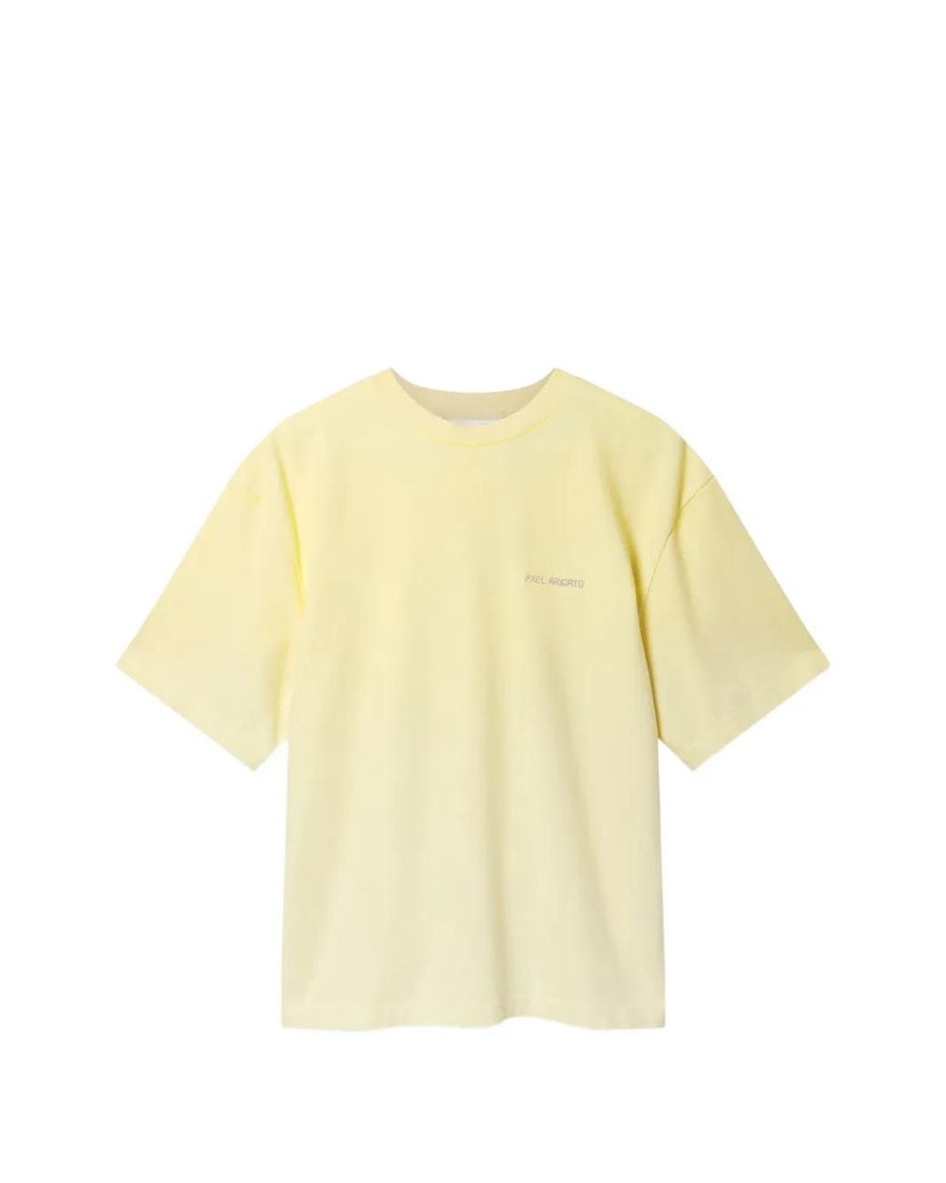 Axel Arigato Yellow Gradient Logo-Embroidered T-Shirt for men