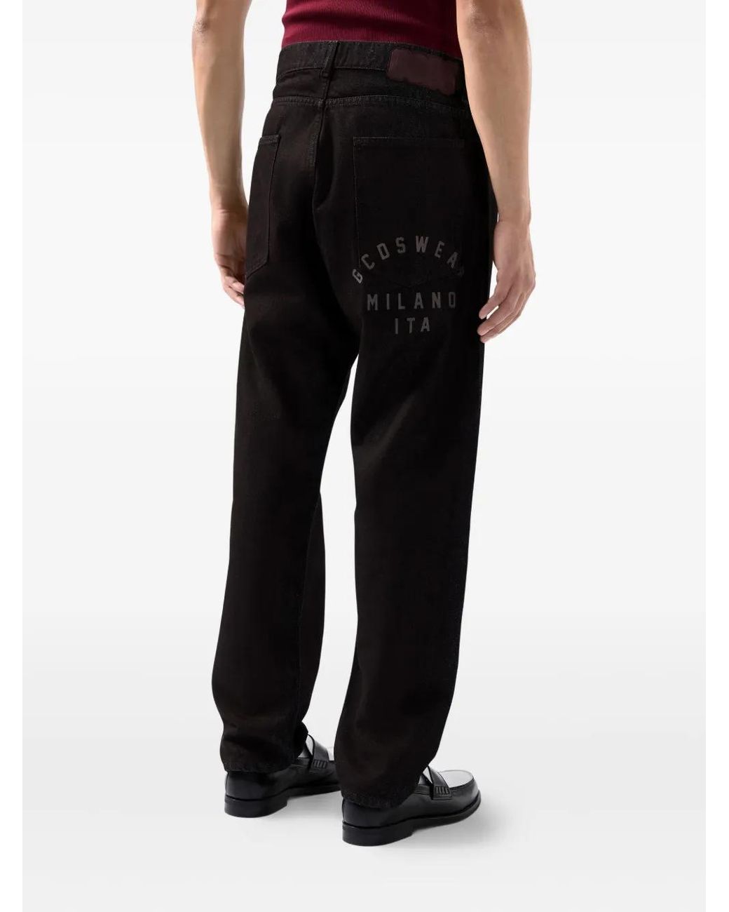 Gcds Gray Logo-Print Pants for men