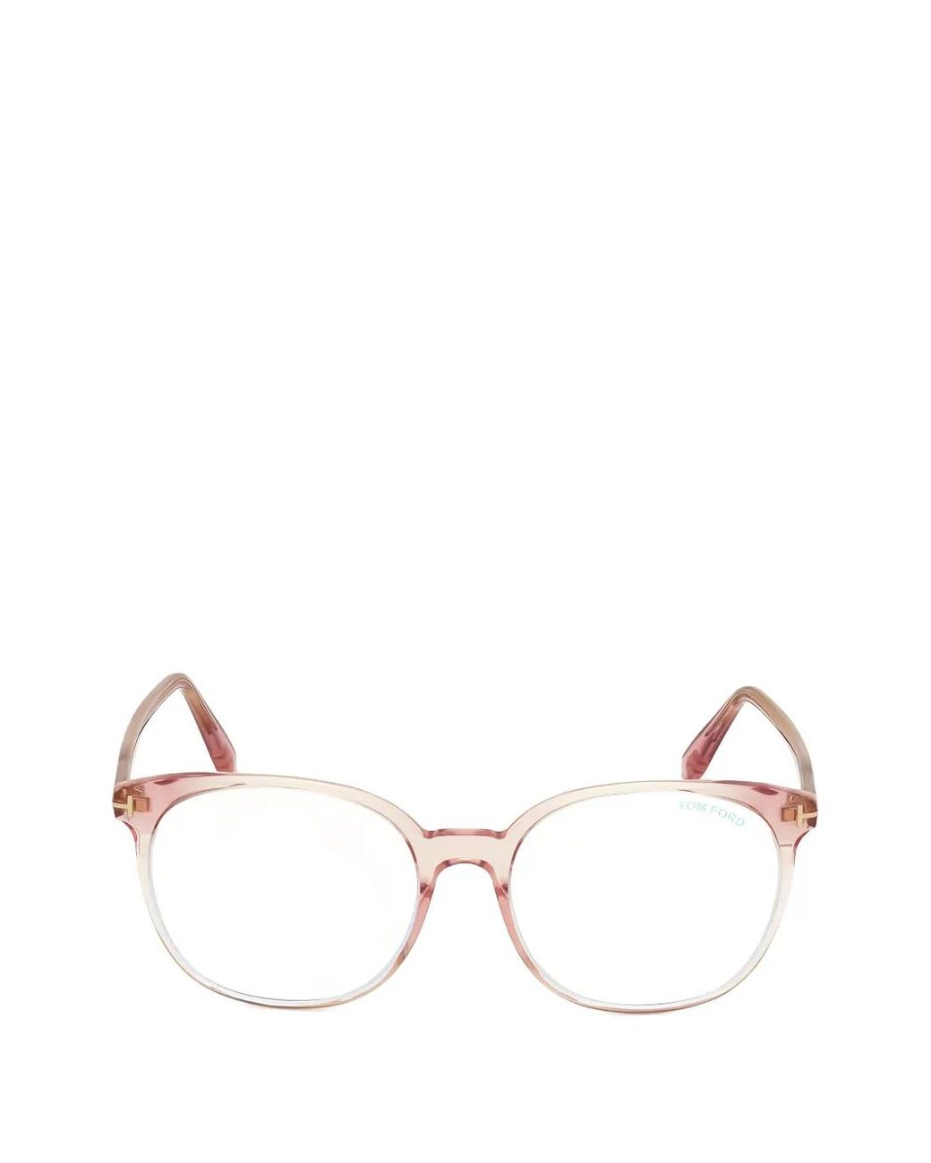 Tom Ford Natural Round-Frame Glasses