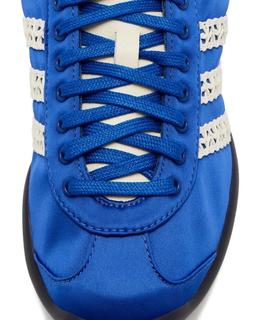 Adidas Blue 'Karintha Lo Satin' Sneakers Adidas By Walesbonner