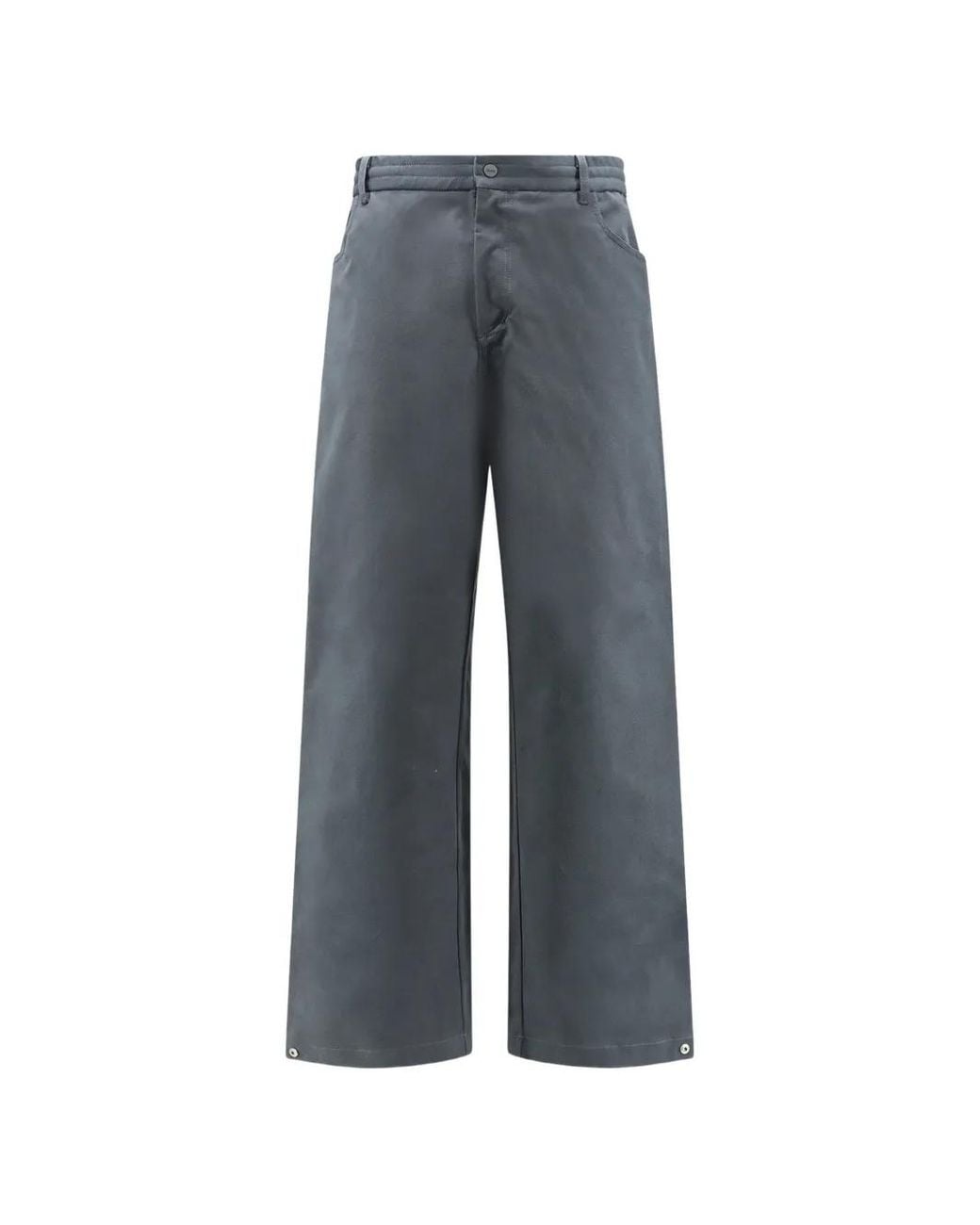 Laminar Blue Straight-Leg Trousers for men