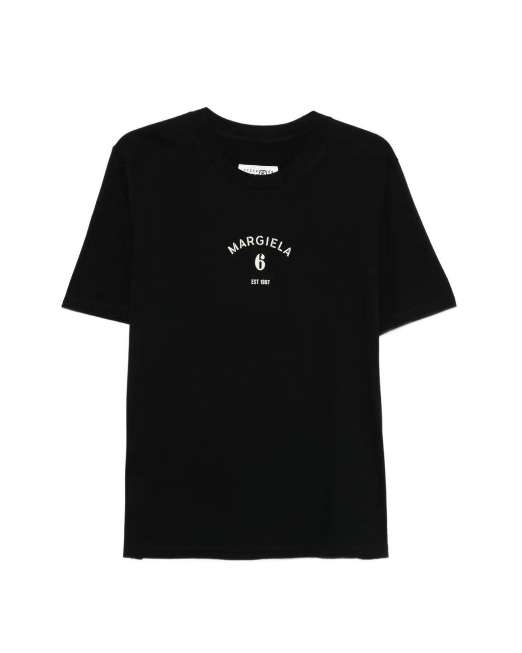 メンズ MM6 by Maison Margiela プリント Tシャツ ブラック | Lyst