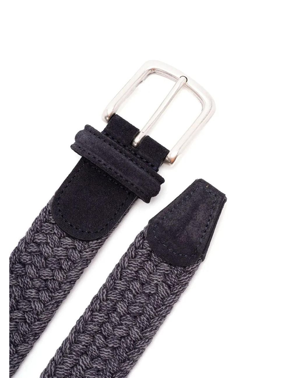 Andersons Blue Woven Elastic Belt for men