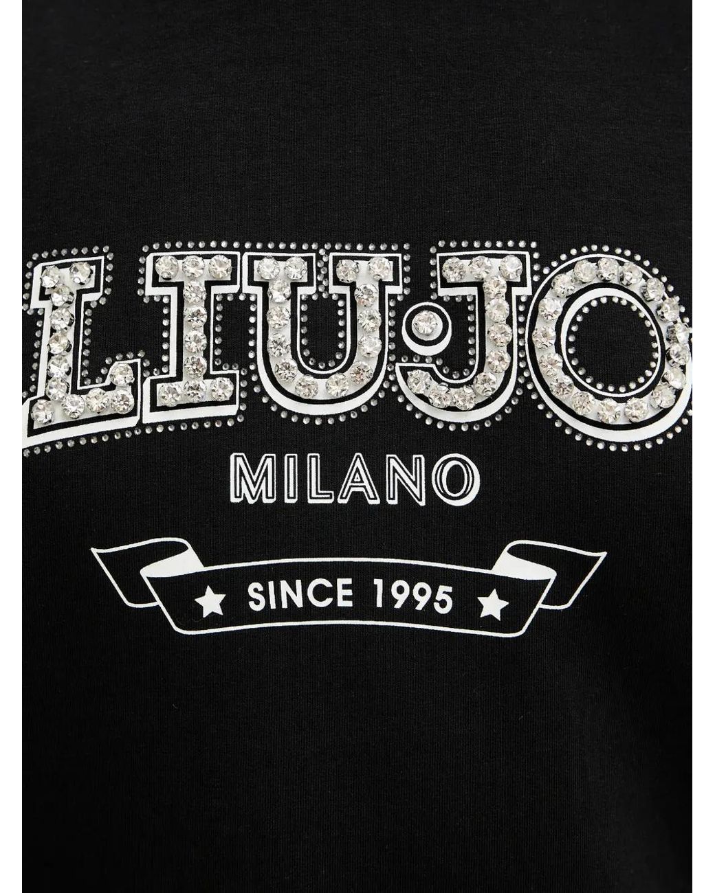 Liu Jo Top Met Logo in het Black
