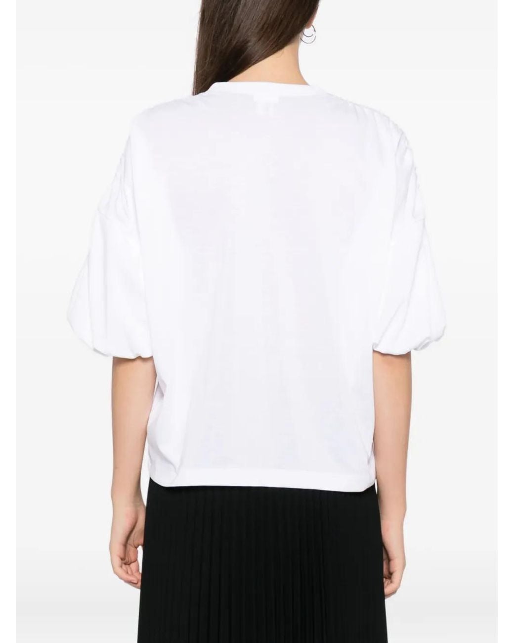 Noir Kei Ninomiya White Cotton T-Shirt