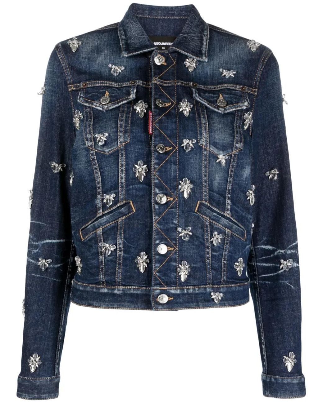 DSquared² Denim Jack in het Blue